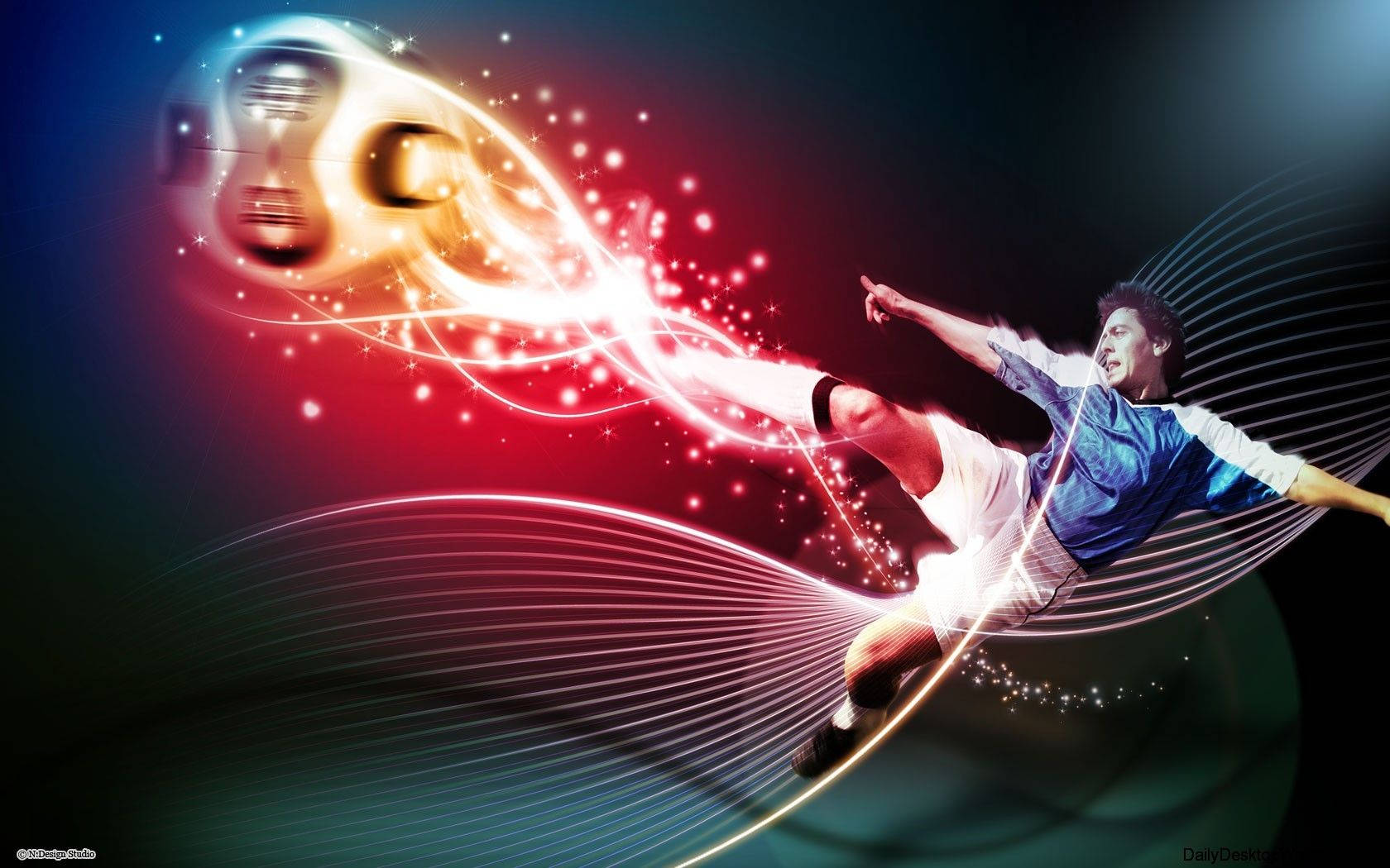 Tranh kỹ thuật số Lionel Messi HD Bóng đá Hình nền