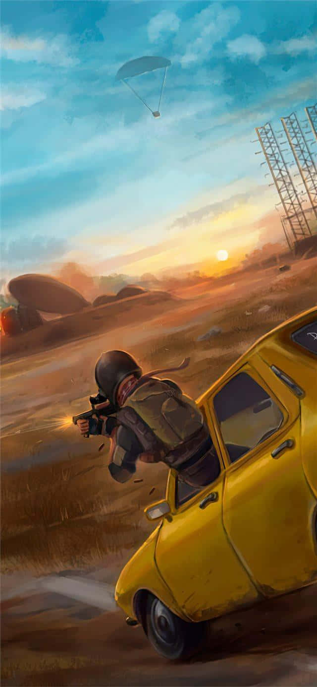 Tranh kỹ thuật số nhân vật PUBG iPhone Hình nền