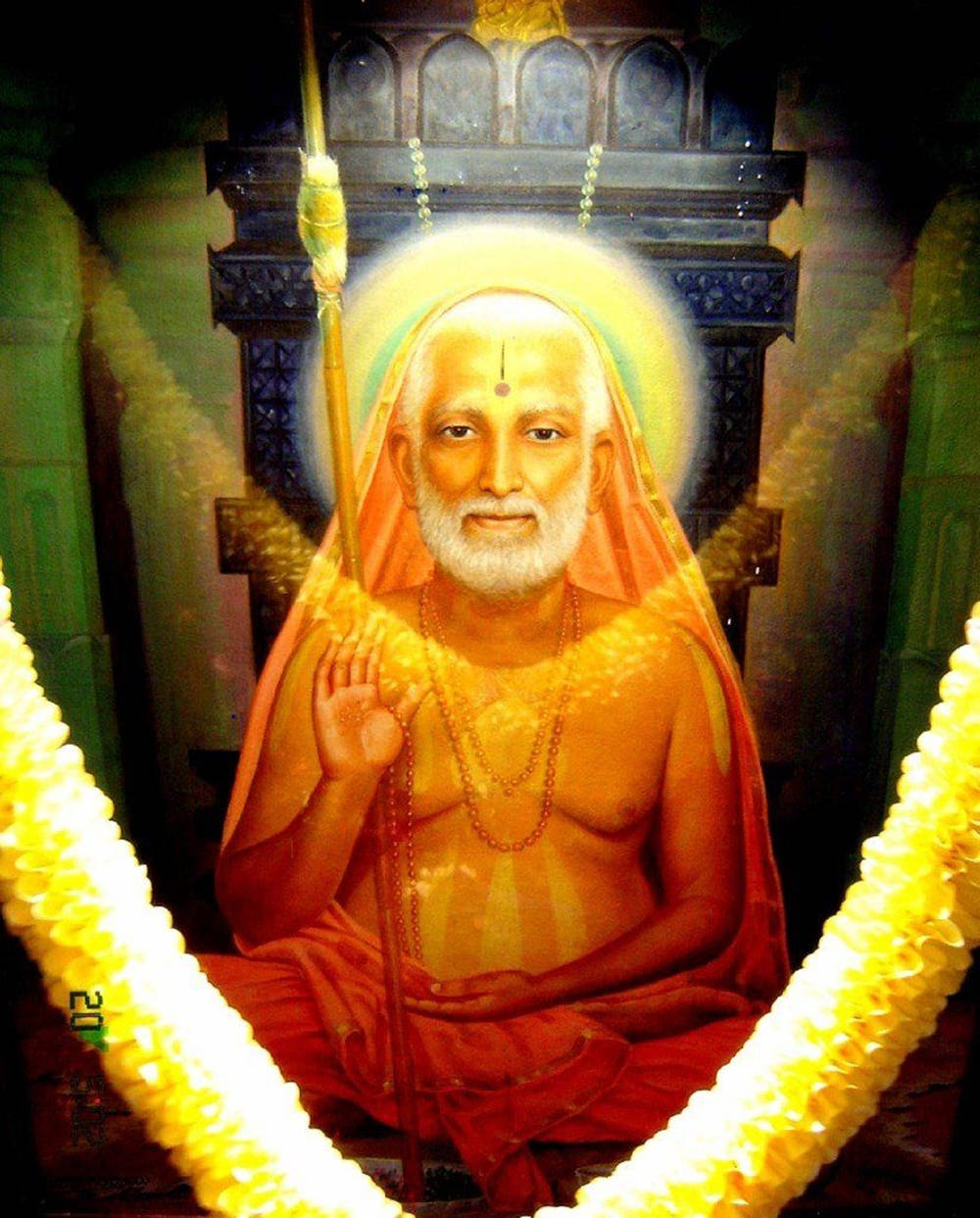 Tranh Màu Cam Raghavendra Hình nền