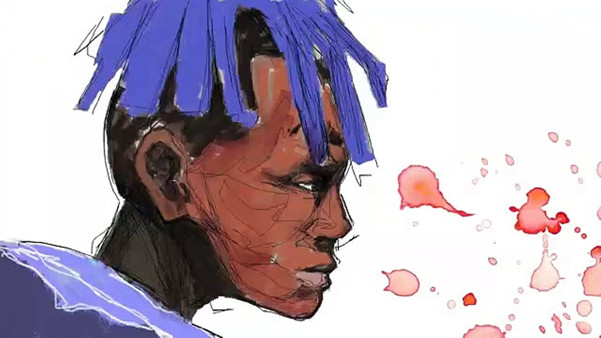 Tranh Màu Nước Anime Xxxtentacion Hình nền