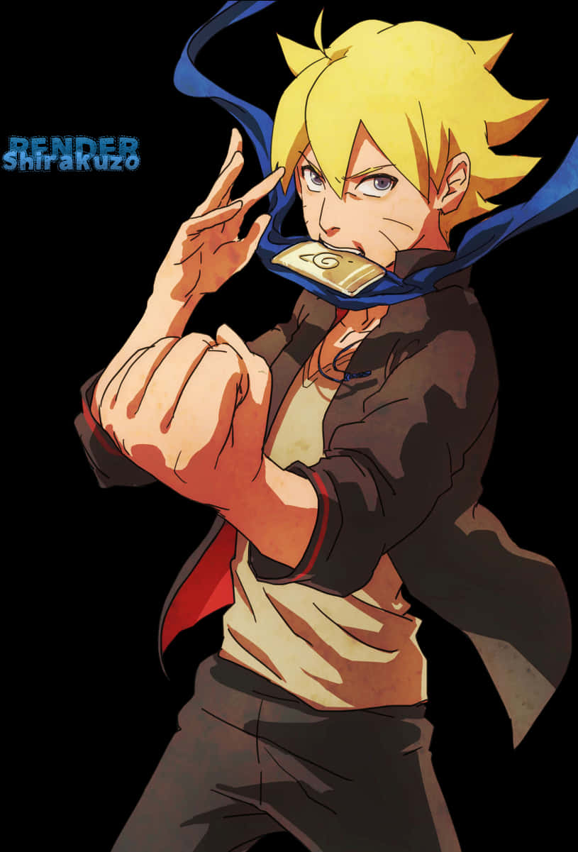 Tranh nghệ thuật Boruto Uzumaki Hình nền