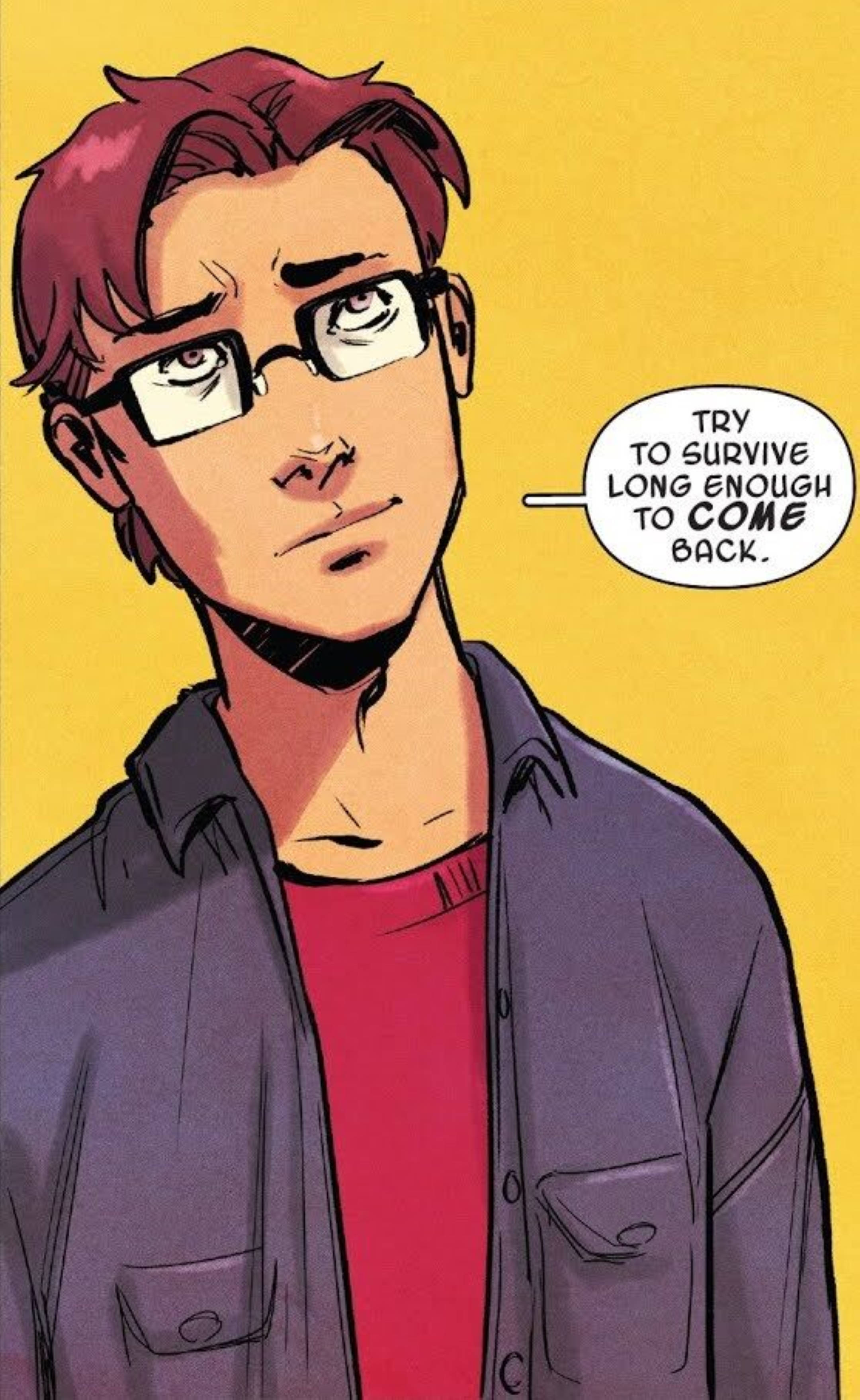 Tranh Truyện Tranh Peter Parker Tóc Đỏ Hình nền