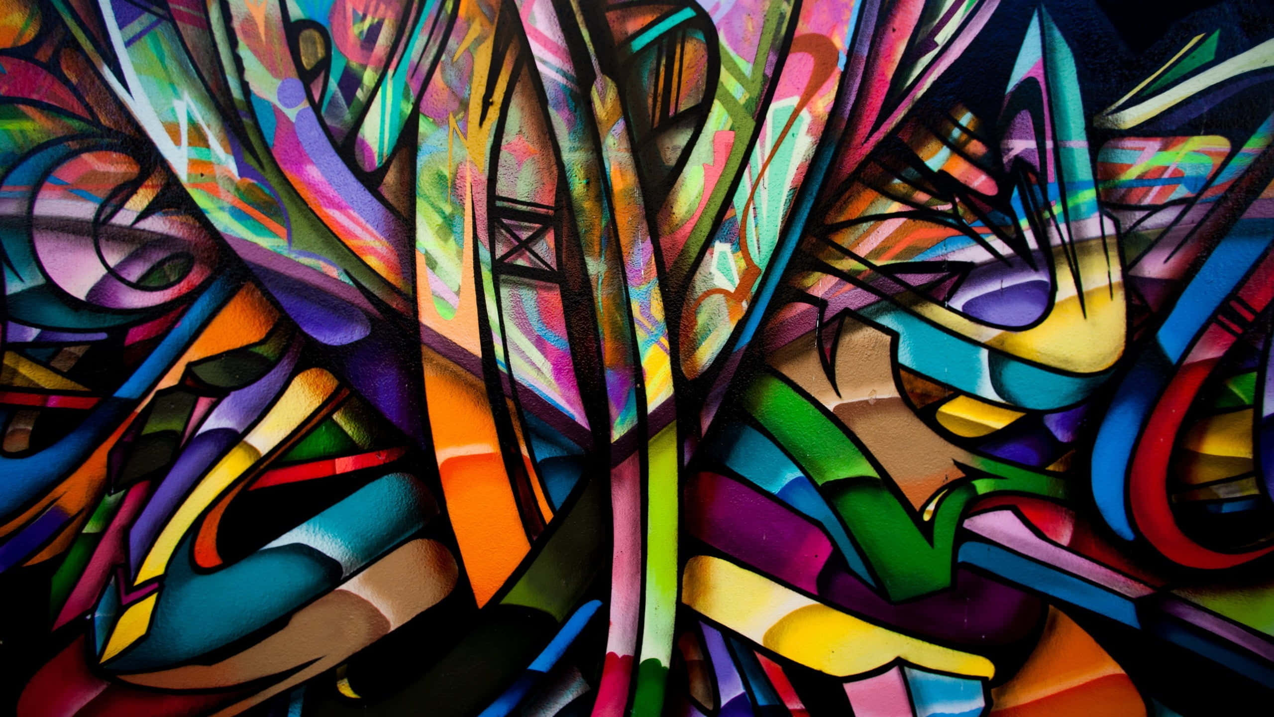 Tranh tường graffiti trừu tượng đẹp Hình nền