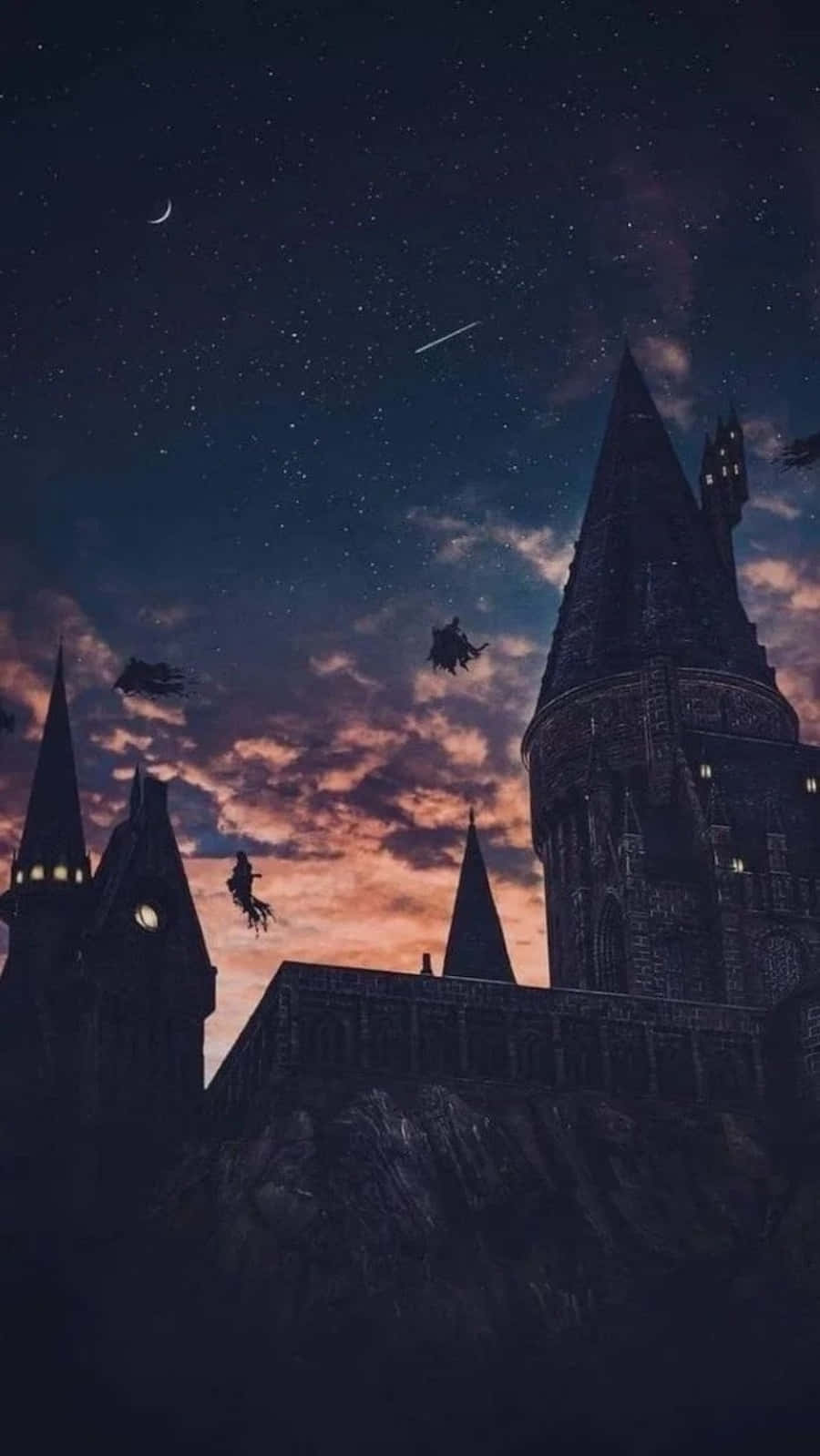 Trí tưởng tượng đưa bạn đến Hogwarts Hình nền
