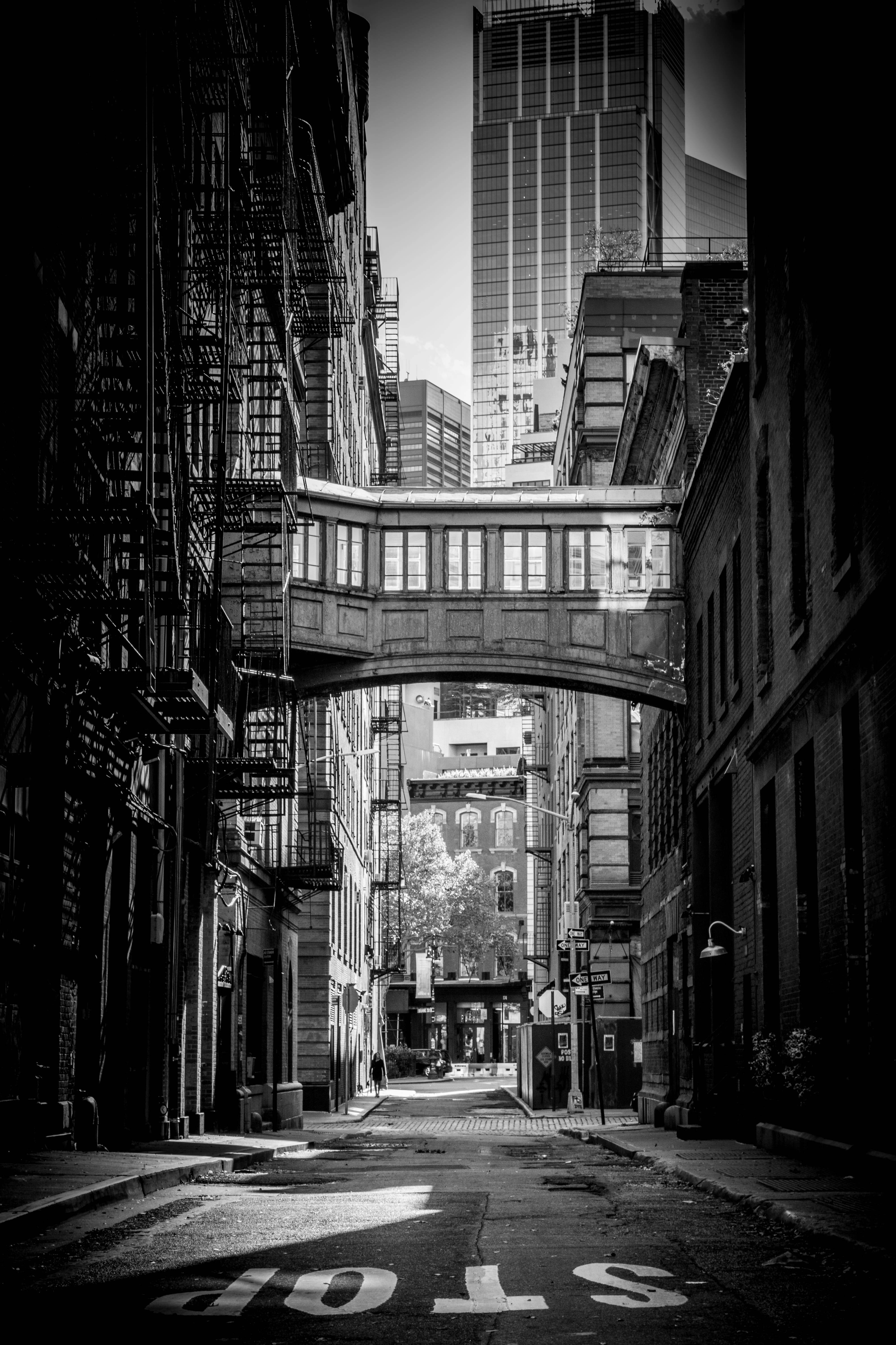 Tribeca New York Đen Trắng Hình nền