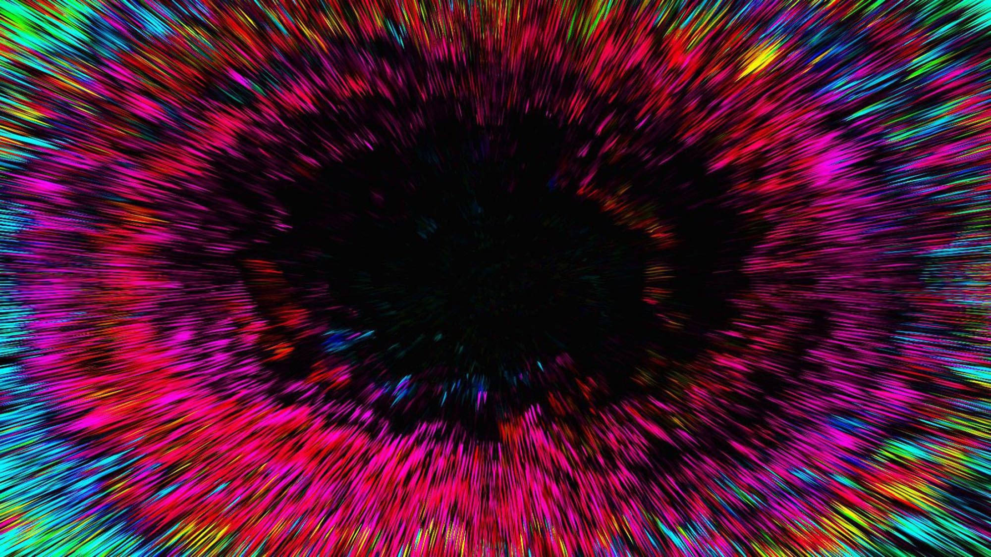Trippy Tối Màu Tốc Độ Ánh Sáng Hình nền