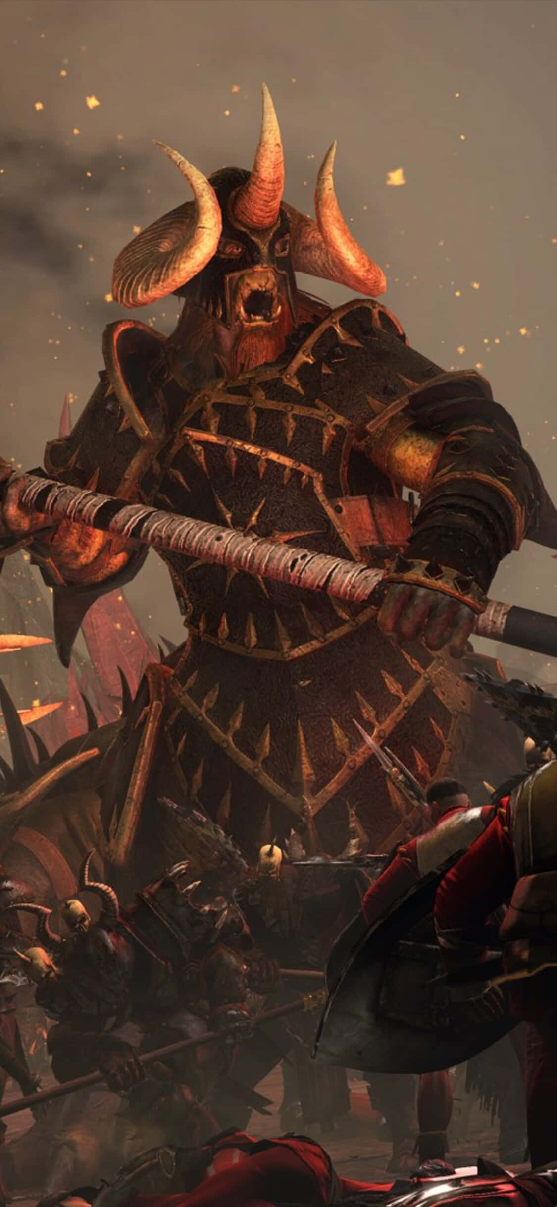 Trỗi dậy và tham gia lực lượng trong chiến dịch Total War Warhammer trên iPhone X của bạn Hình nền