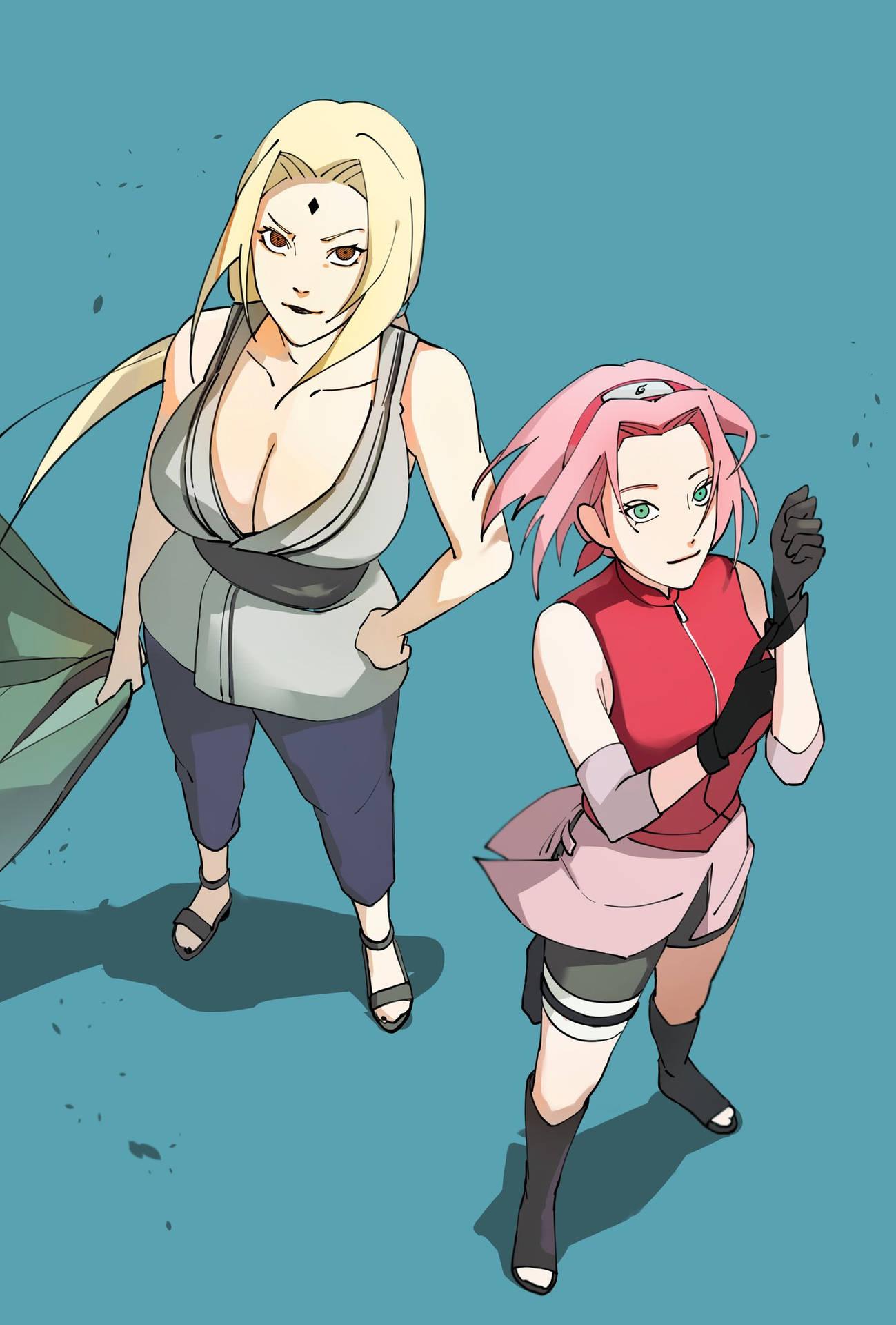 Tsunade và Sakura