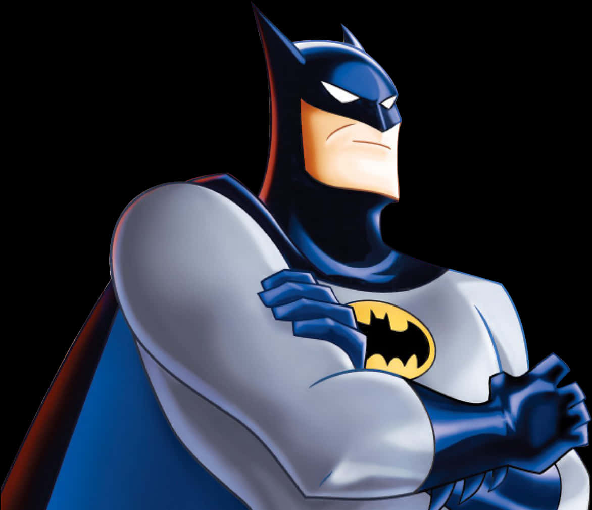 Tư thế Batman hoạt hình cổ điển Hình nền