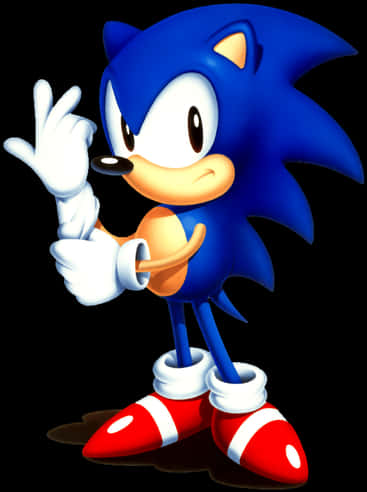 Tư thế cổ điển của Sonic Hình nền