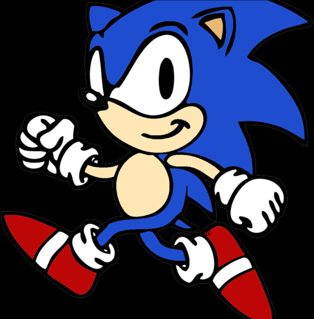 Tư thế cổ điển của Sonic The Hedgehog Hình nền