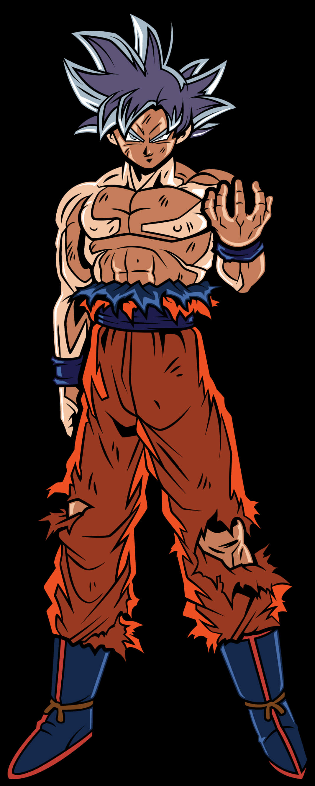 Tư thế Goku Tự Tại Cực Công Hình nền