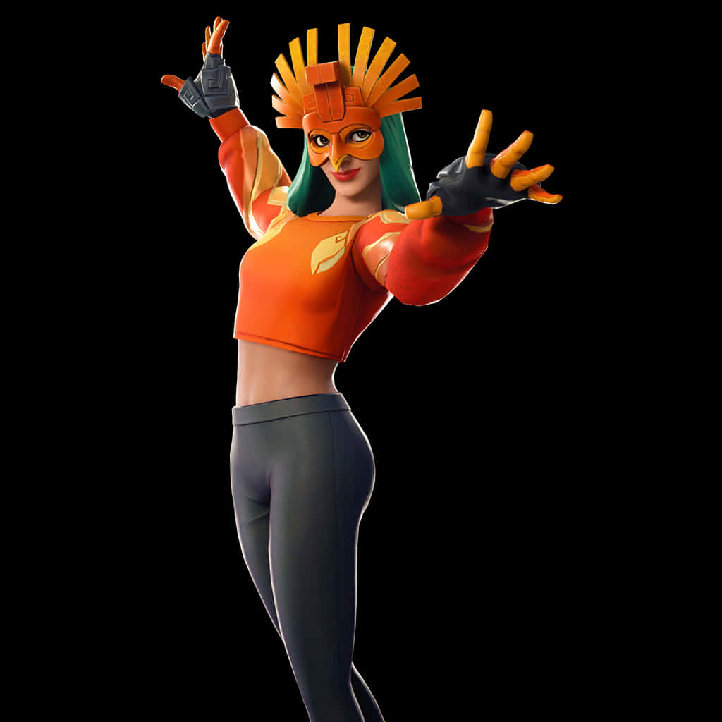 Tư thế skin Sunbird trong Fortnite Hình nền