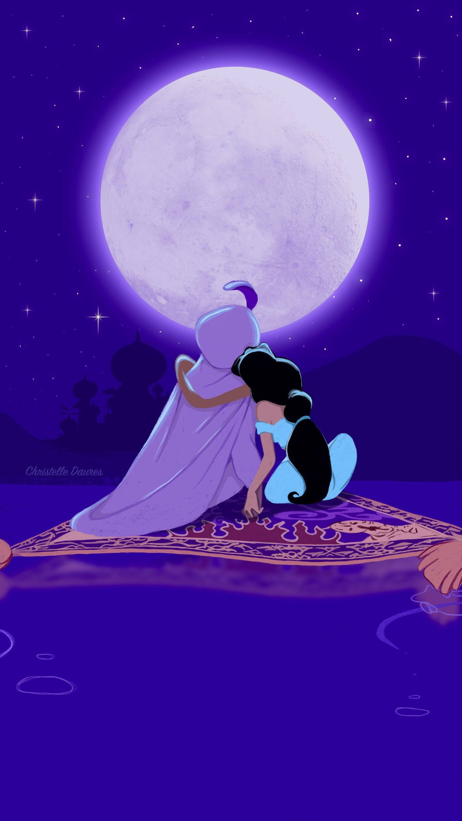 Tumblr Aesthetic Aladdin và Jasmine Hình nền