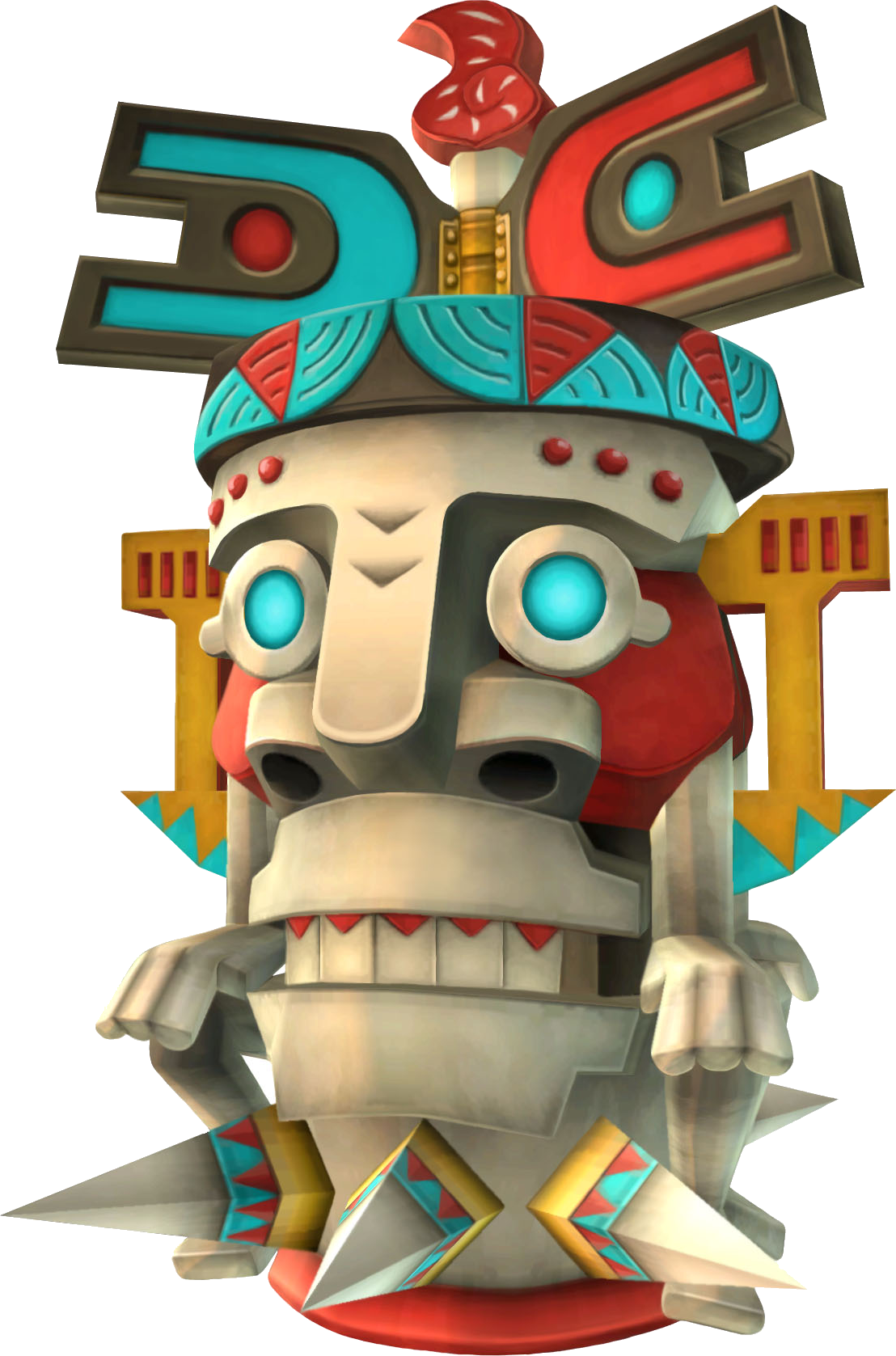 Tượng Aztec Sặc Sỡ Hình nền