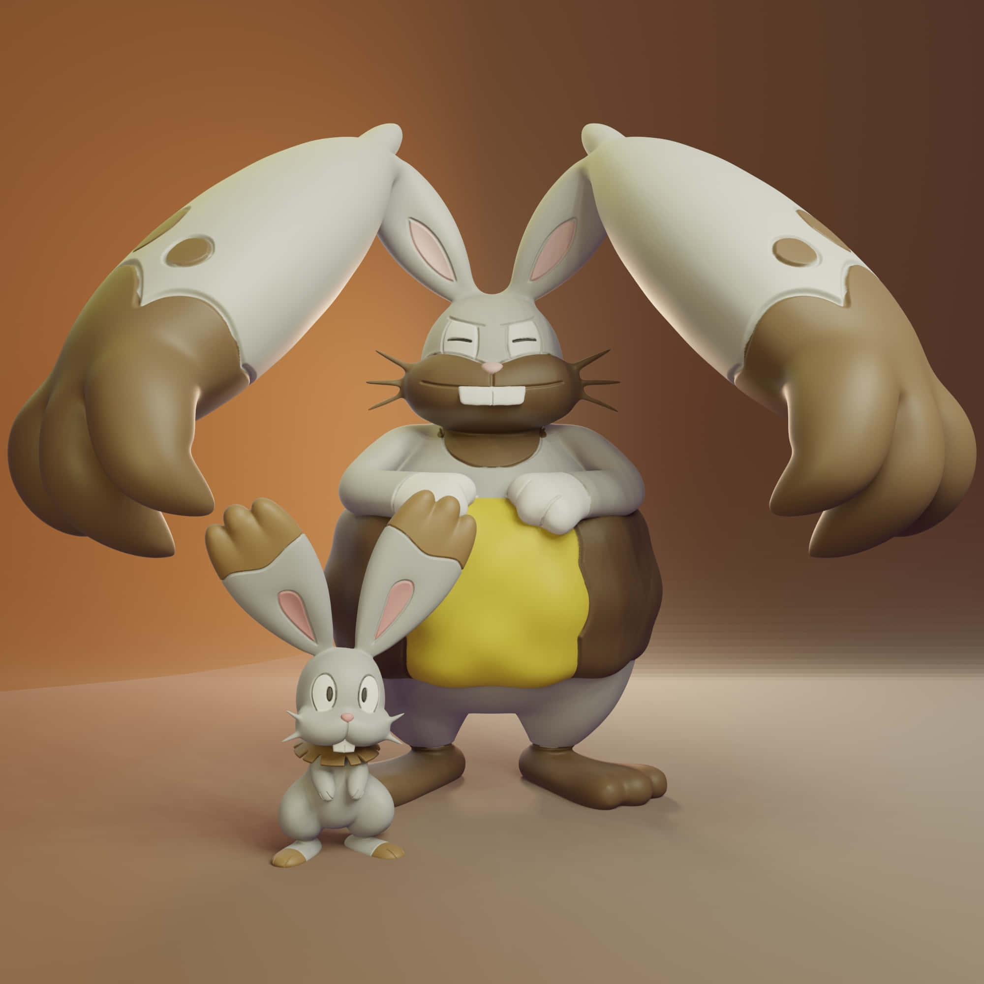 Tượng Diggersby và Bunnelby Hình nền