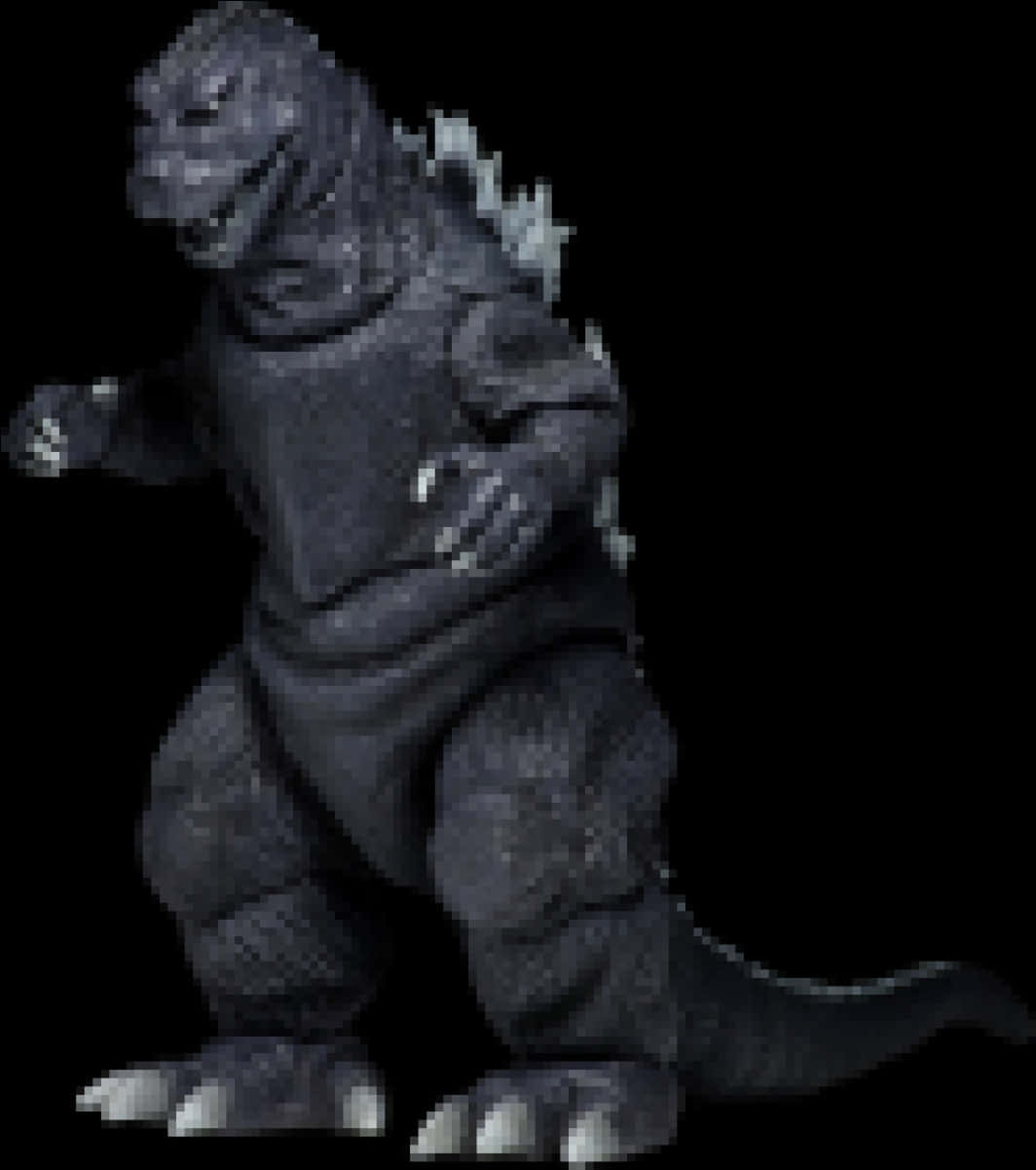 Tượng Godzilla dạng pixel Hình nền