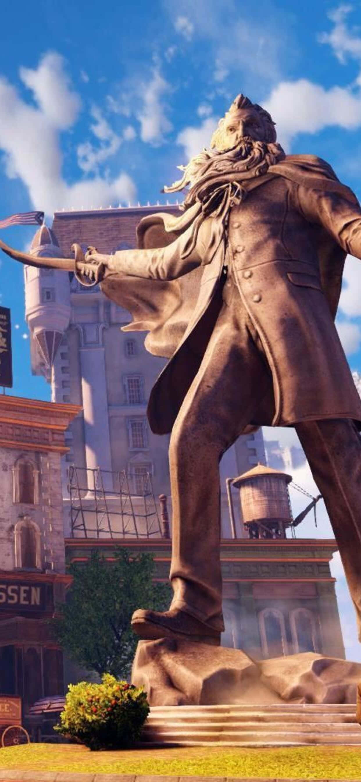 Tượng iPhone Xs Max Bioshock Infinite Background Hình nền