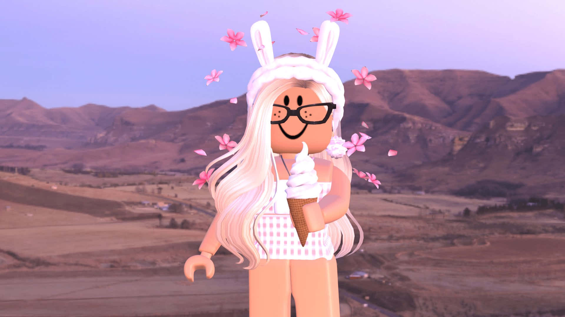 "Tùy chỉnh Avatar Roblox của bạn với hàng ngàn kết hợp thẩm mỹ!" Hình nền