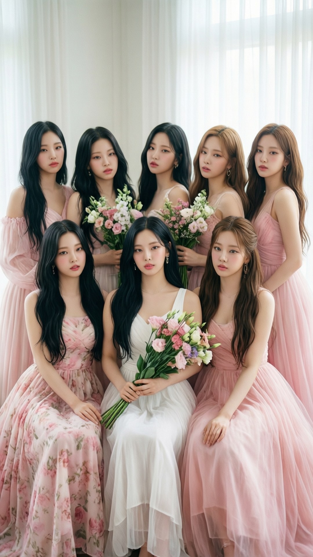 TWICE trong Sắc Hoa Hình nền