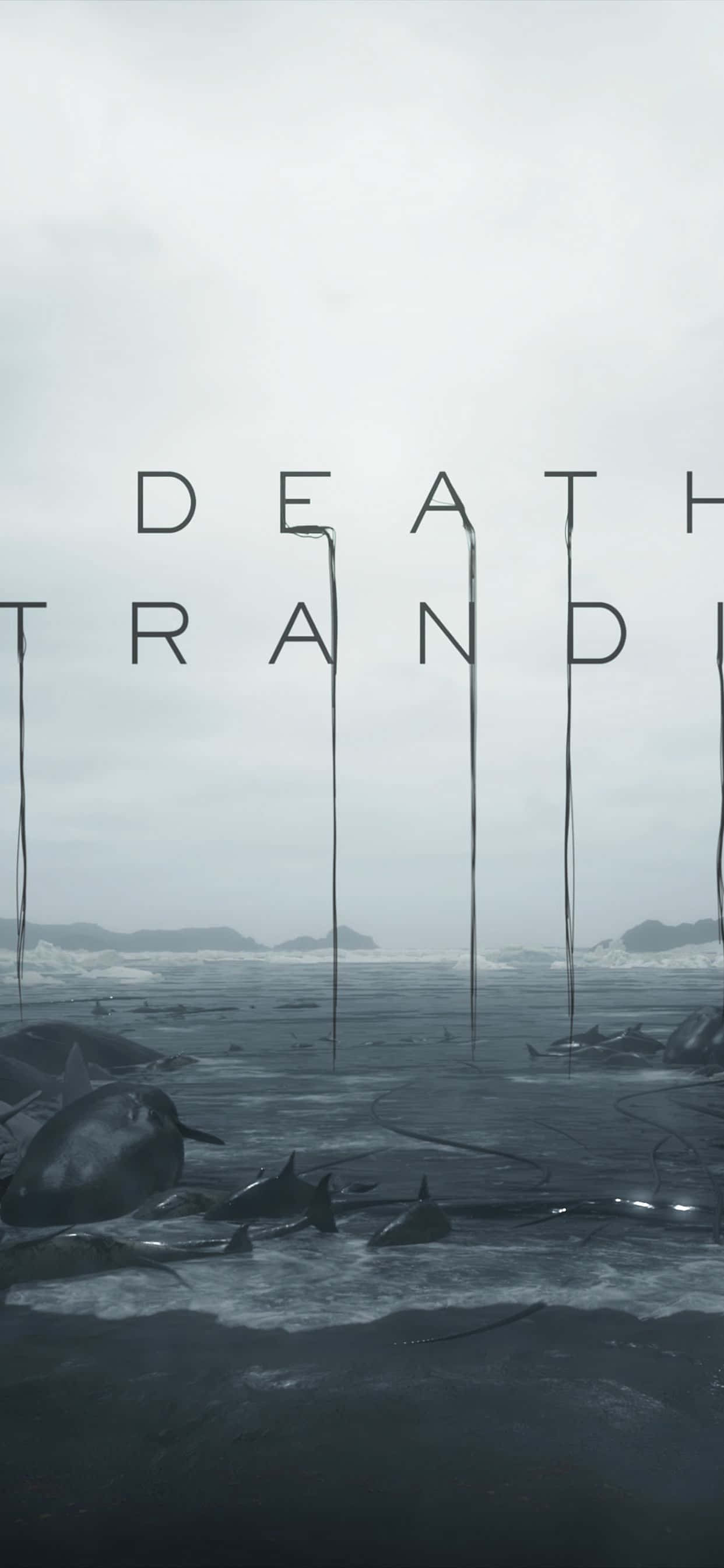"Đưa việc chơi game của bạn lên một tầm cao mới với iPhone Xs Max và Death Stranding." Hình nền