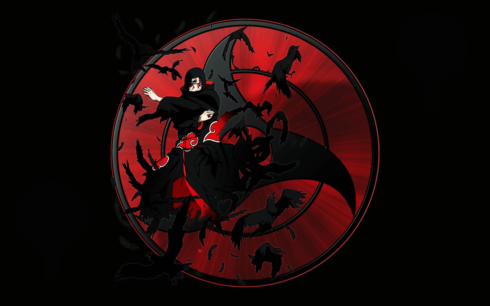 Uchiha Itachi, bậc thầy Ảo thuật Tsukuyomi. Hình nền