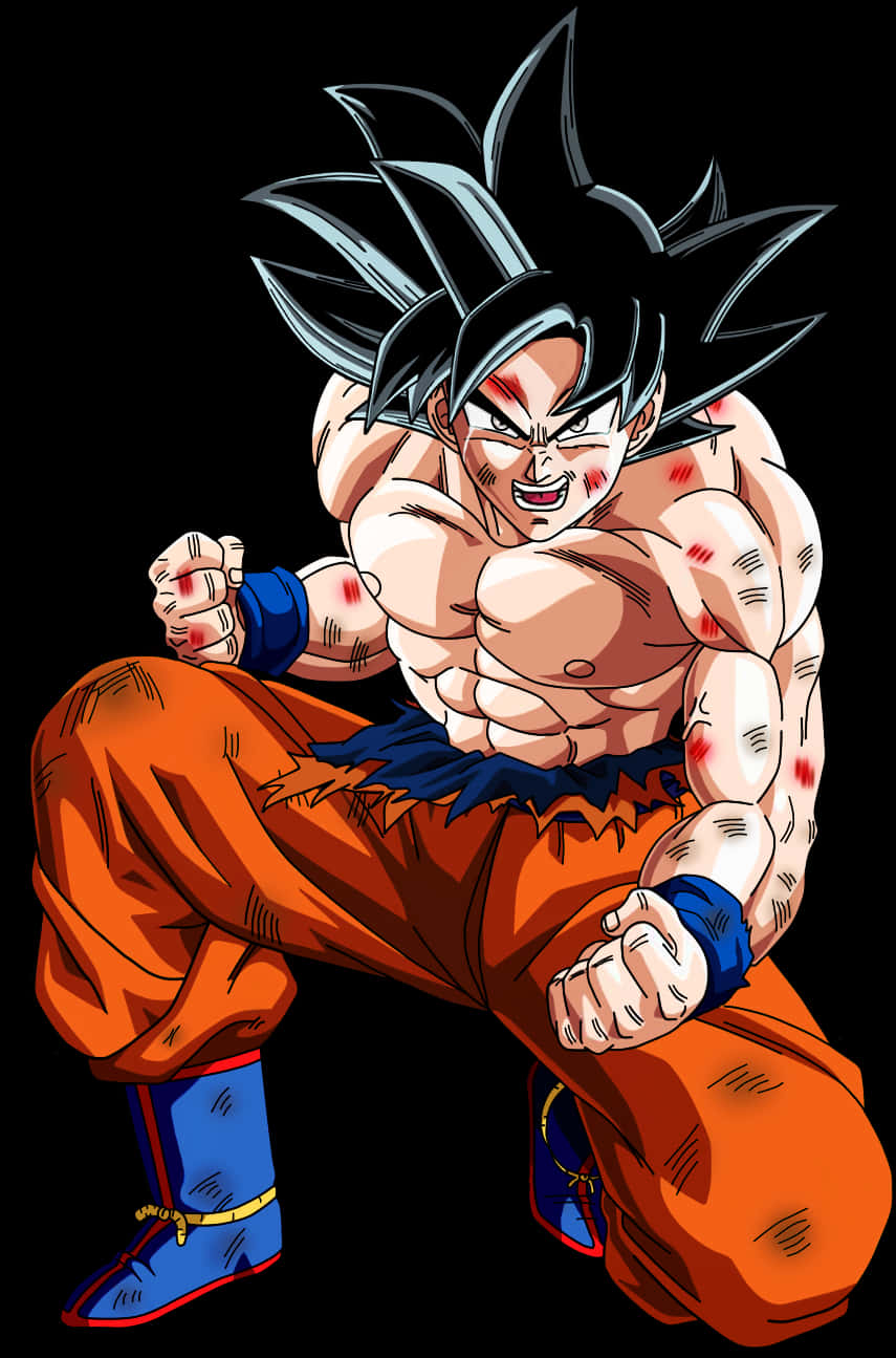 Ultra Instinct Goku Sẵn Sàng Chiến Đấu Hình nền
