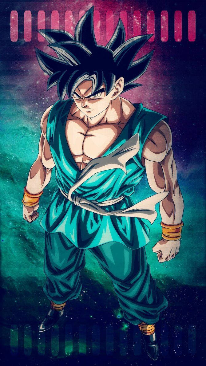 Hình nền Goku trong hình dạng Ultra Instinct. — Goku siêu bản năng GIF Hình nền