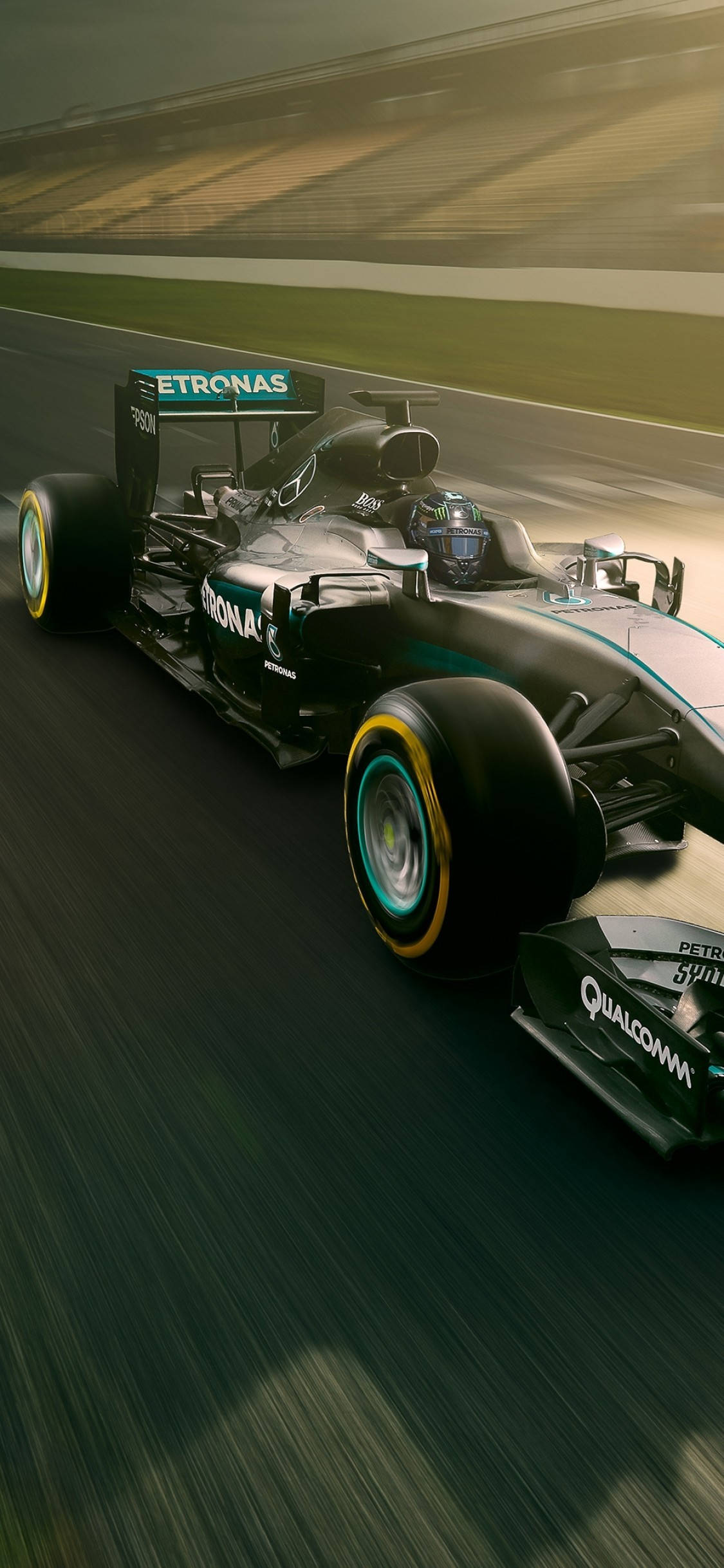 Đường Đua Xe F1 Mercedes iPhone Hình nền