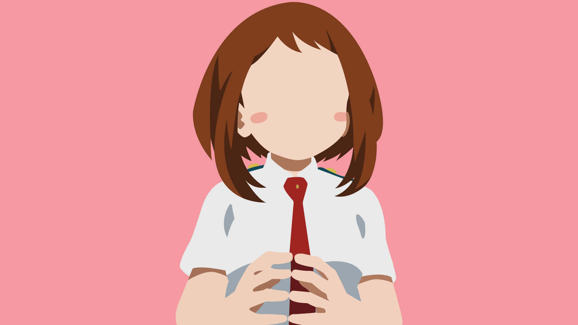 Uraraka tối giản thẩm mỹ Hình nền