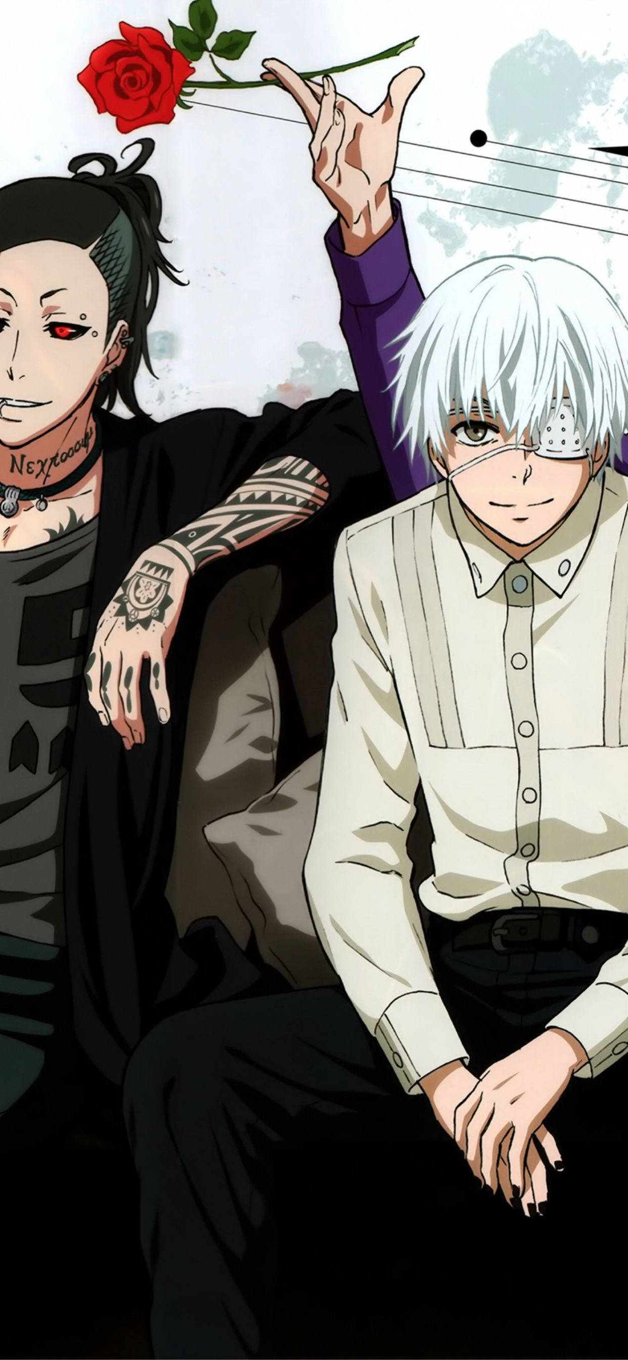 Uta Và Ken Tokyo Ghoul iPhone Nền Hình nền