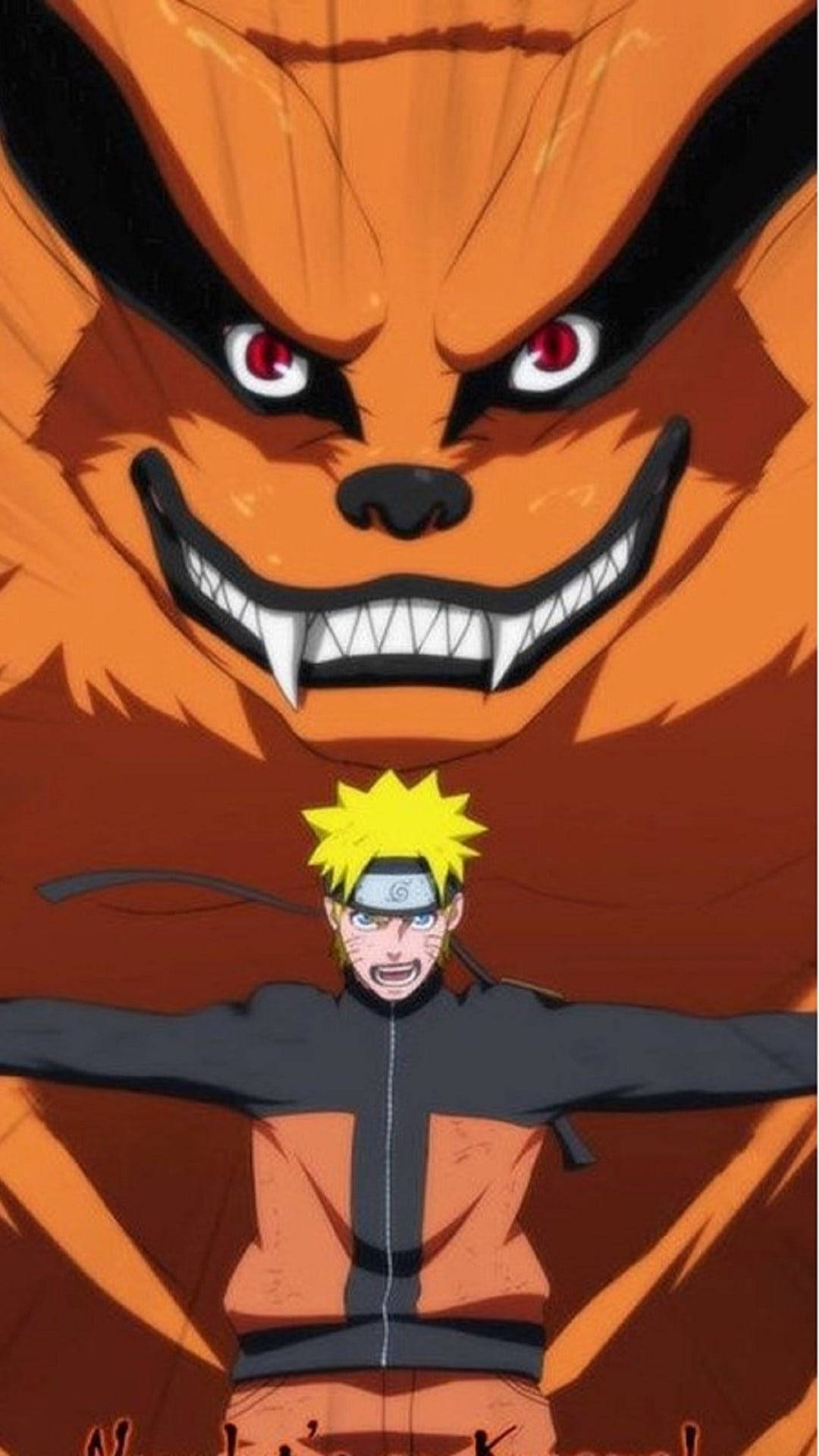 Uzumaki bảo vệ Naruto Kurama Hình nền
