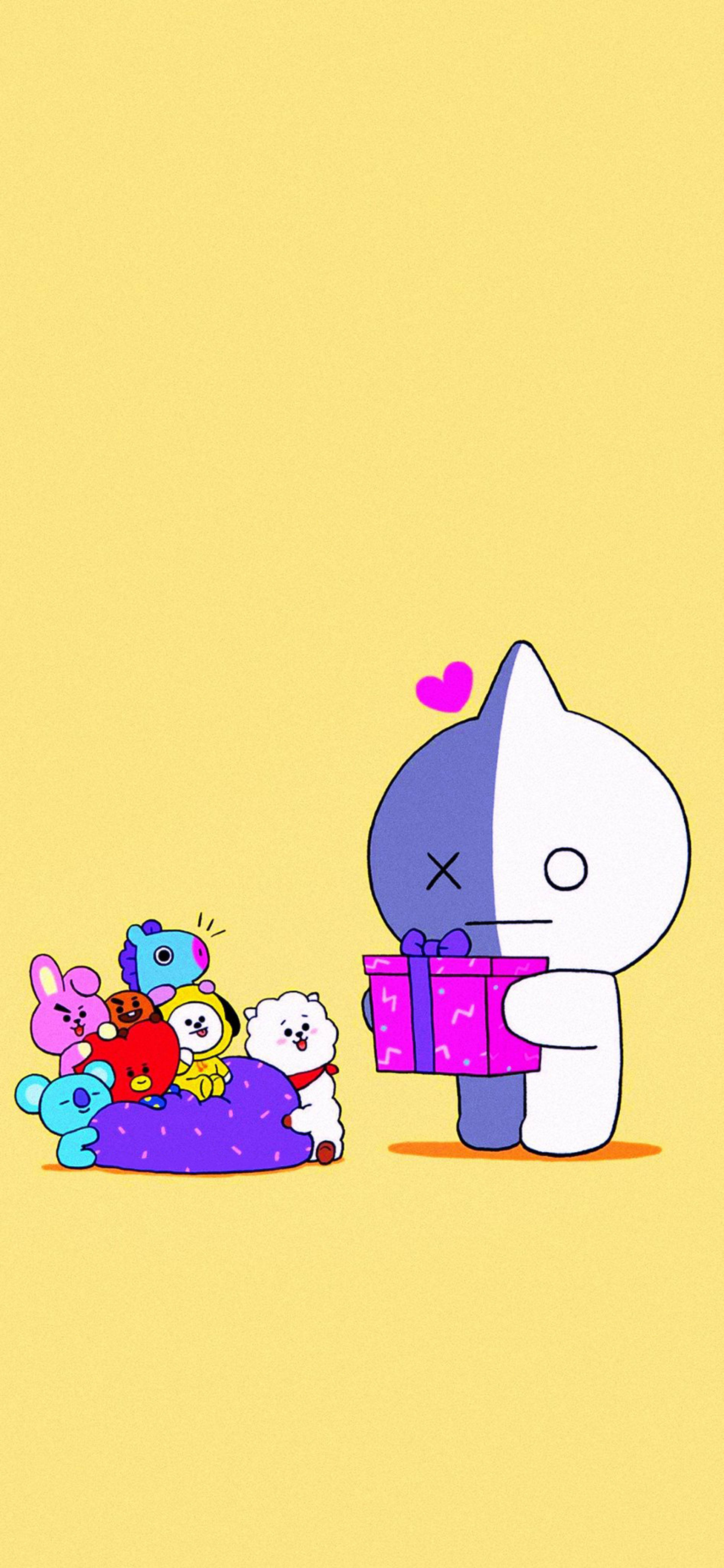 Van BT21 Tặng Quà Hình nền