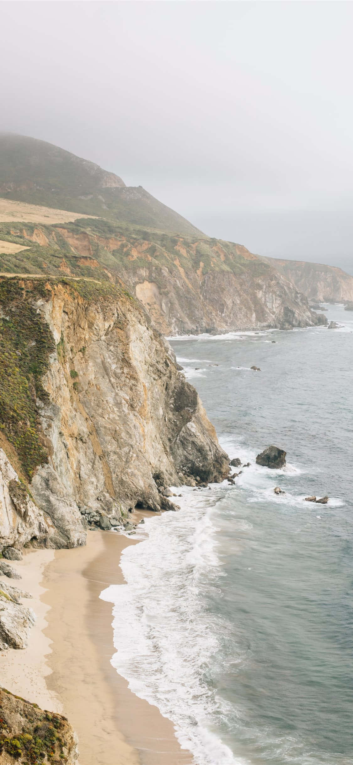 Vẻ đẹp của Bờ biển Big Sur ở California Hình nền