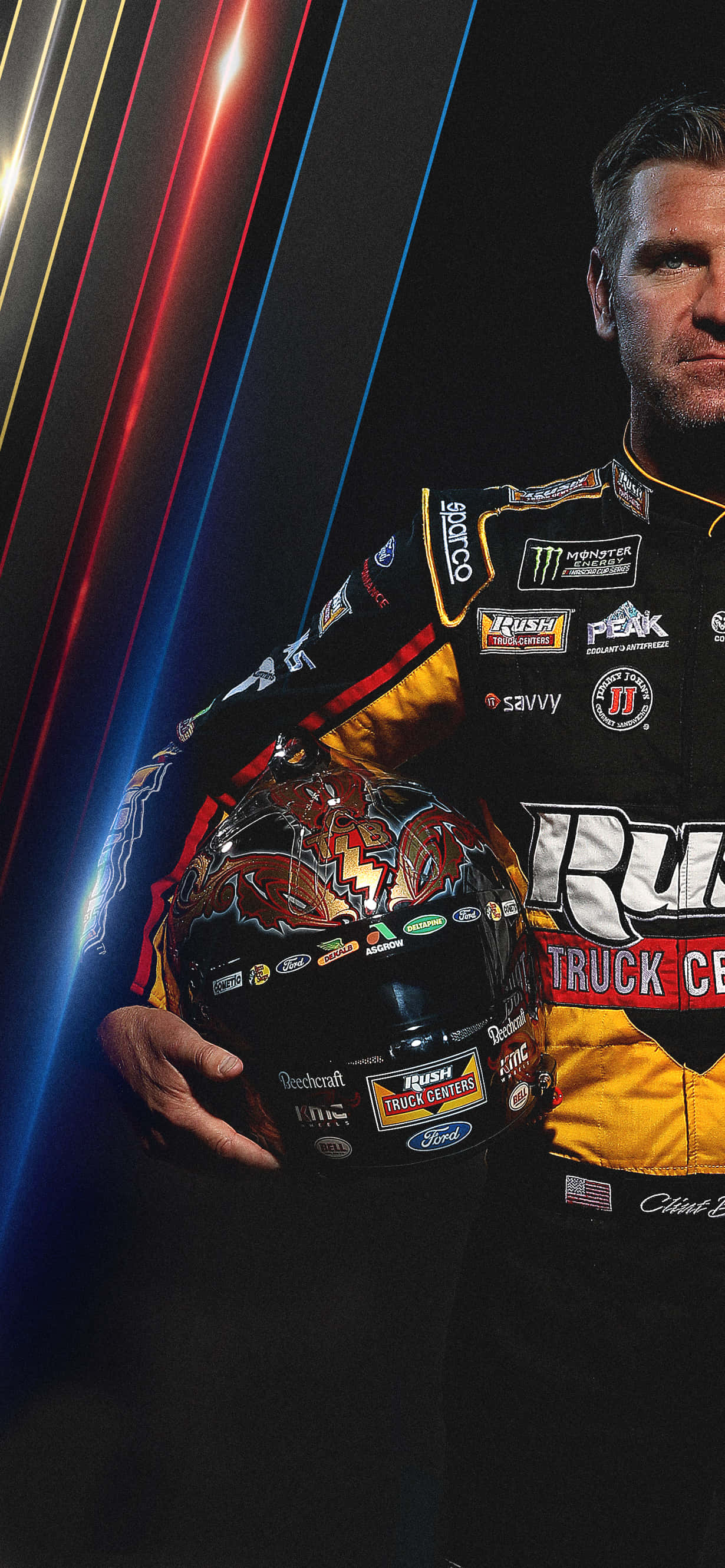 Về đích cùng chiếc iPhone chủ đề Nascar Hình nền