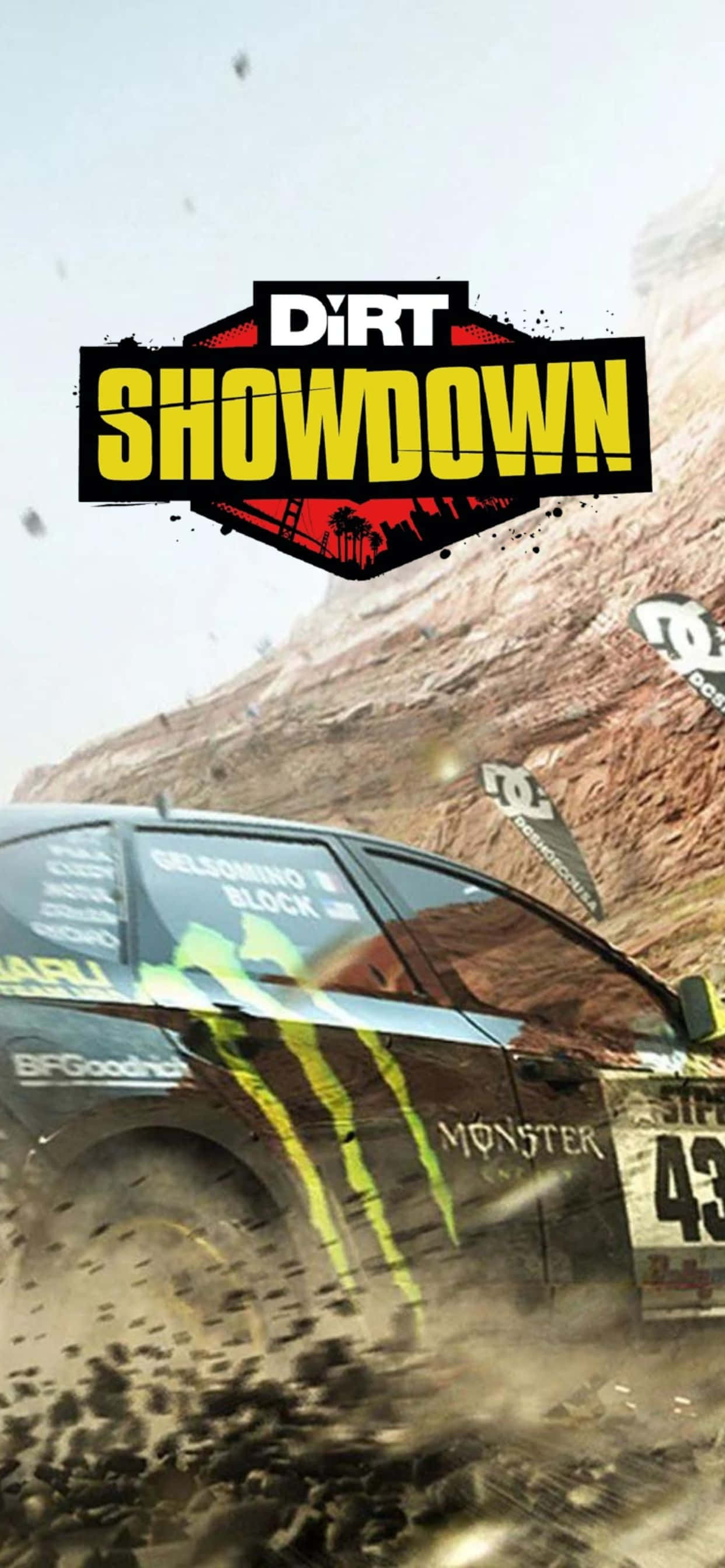 Về đích cùng Dirt Showdown trên iPhone Xs Max Hình nền