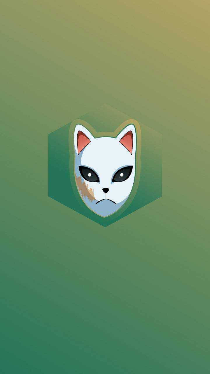 Vector Art Mặt Nạ Sabito Demon Slayer Hình nền