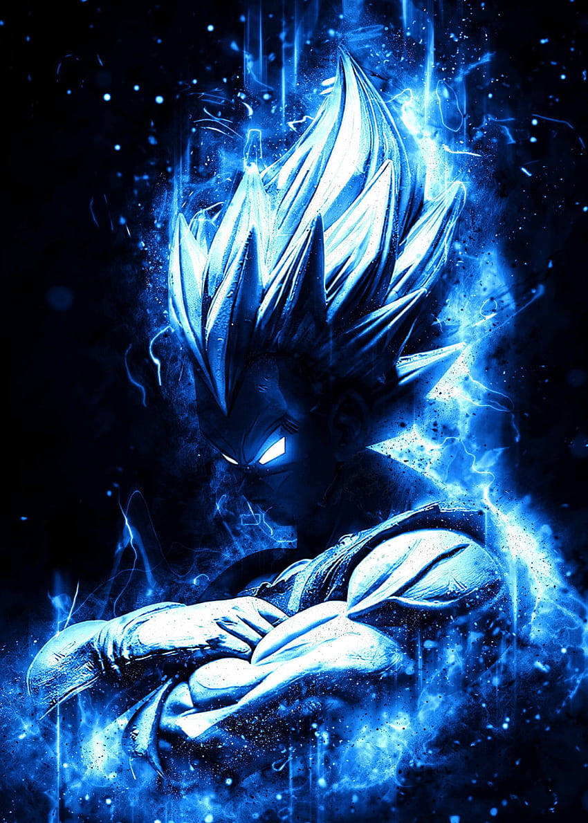 Vegeta tối mắt phát sáng Hình nền