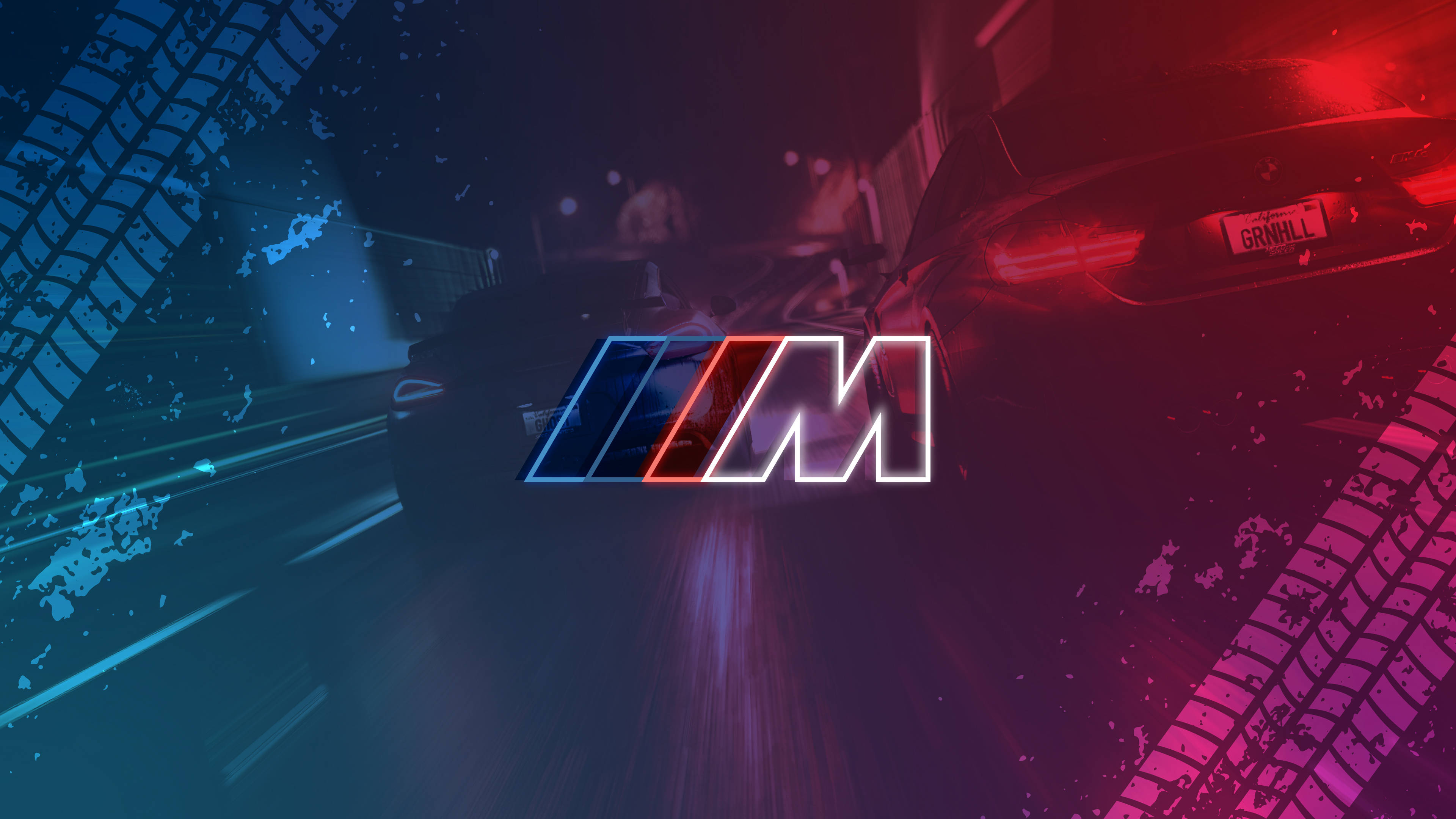 Vết Lốp Xe BMW M Logo Hình nền