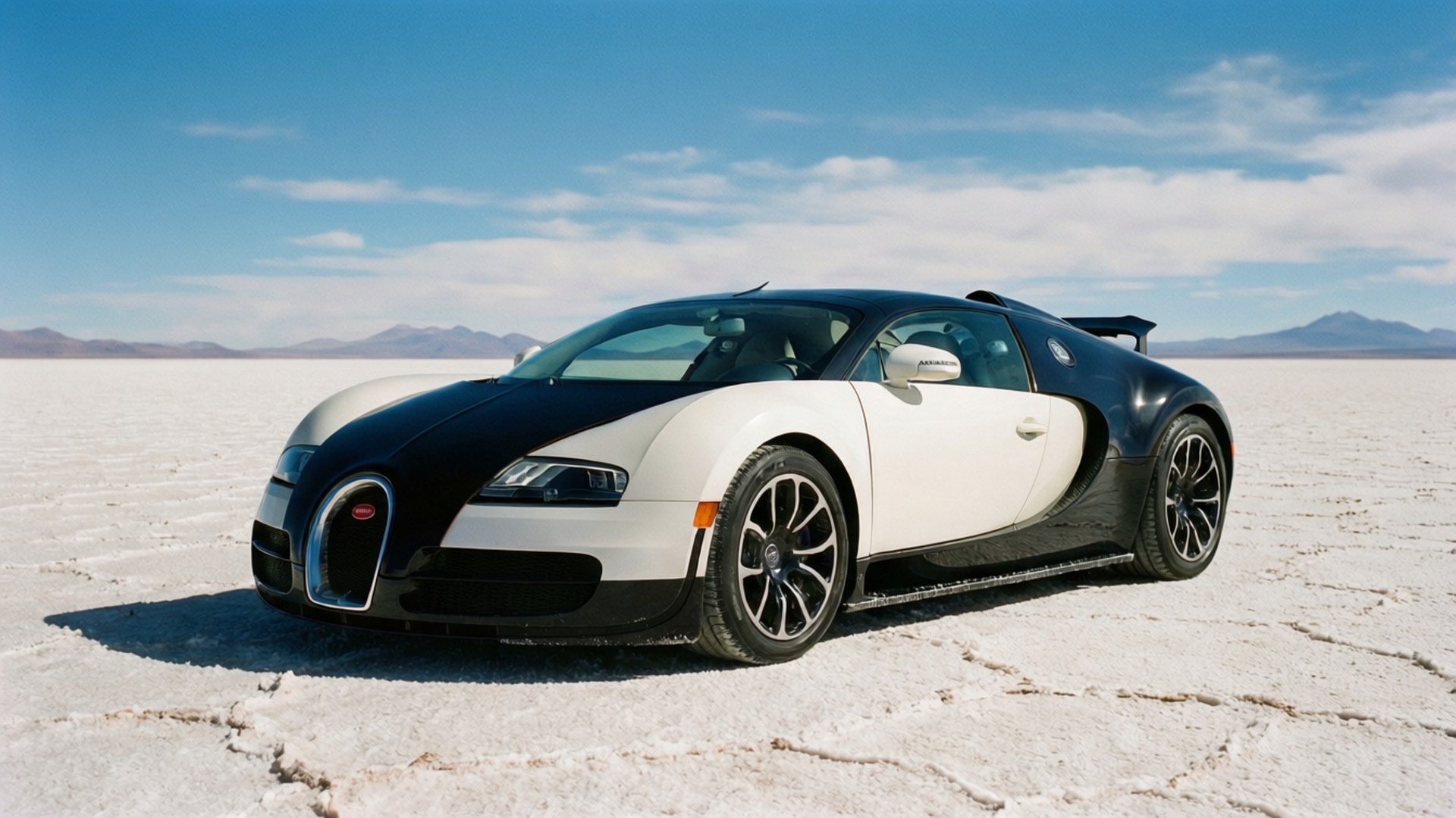 Veyron trên cánh đồng muối Hình nền