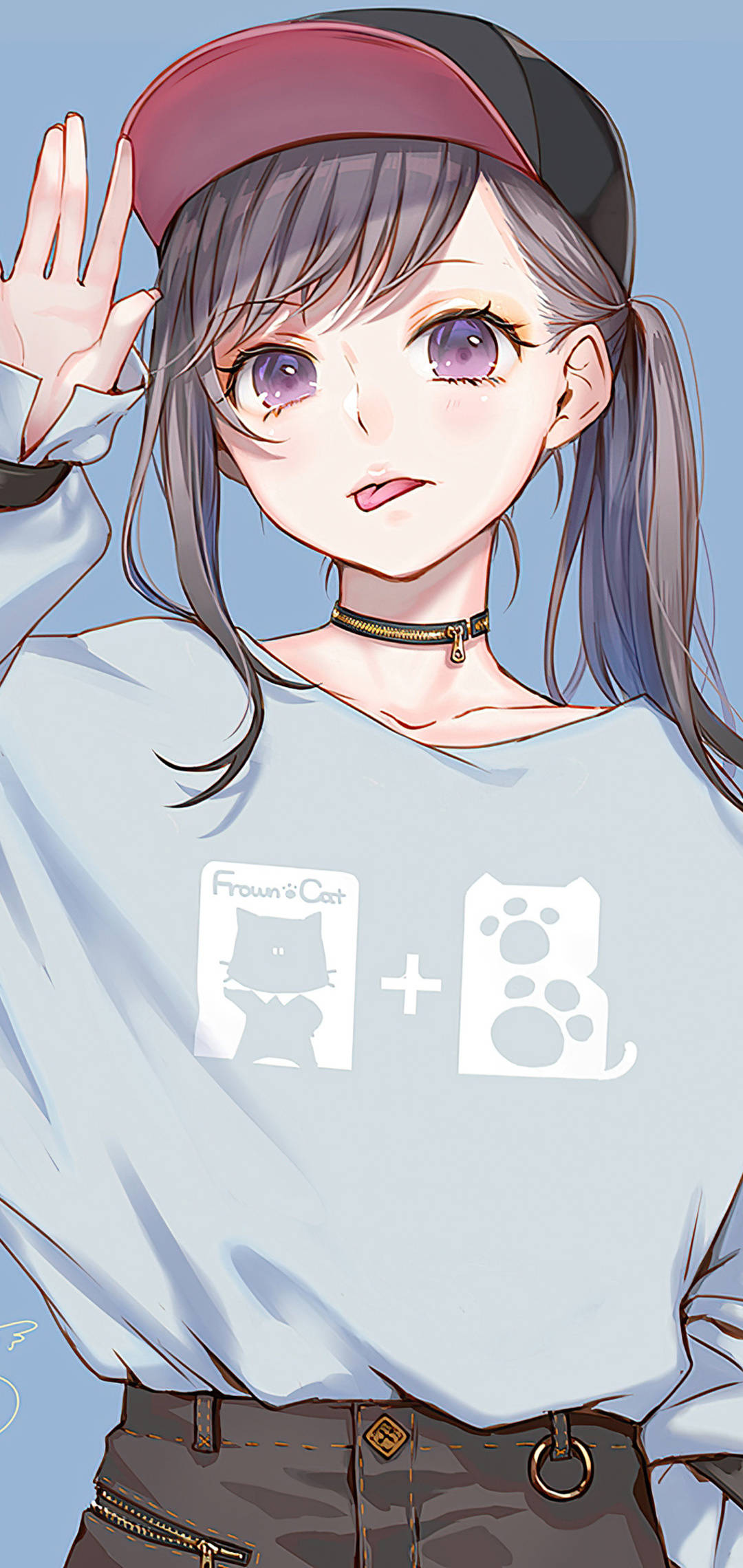 Vivo Y11 Cô Gái Anime Dễ Thương Hình nền