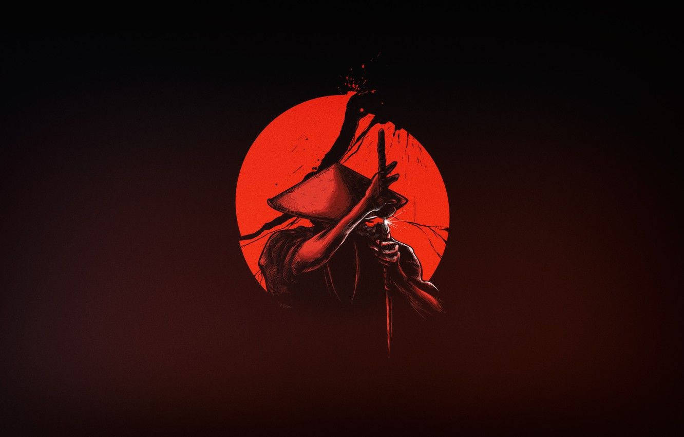 Vỏ kiếm Katana của Samurai Nhật Bản Hình nền