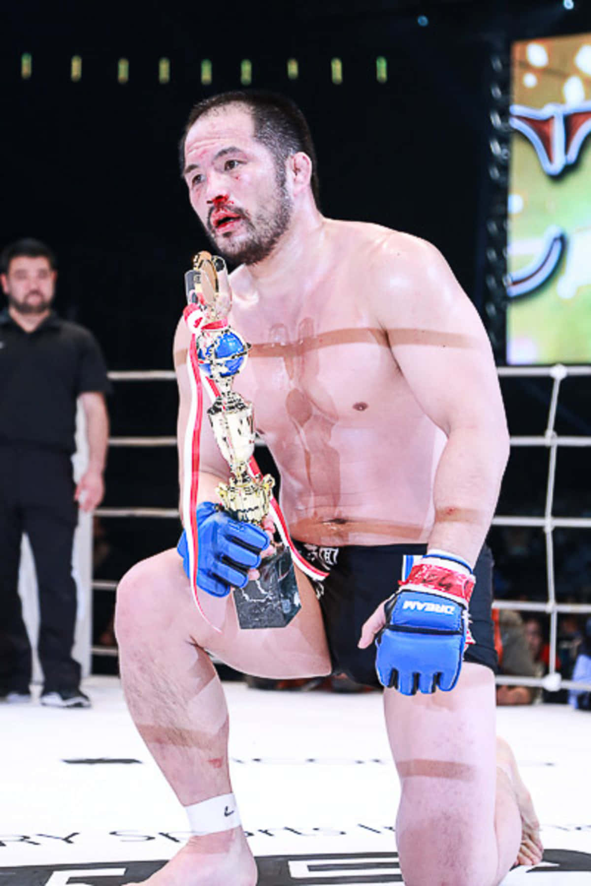 Võ Sĩ MMA Nhật Bản Hayato Sakurai Mặt Đẫm Máu Hình nền