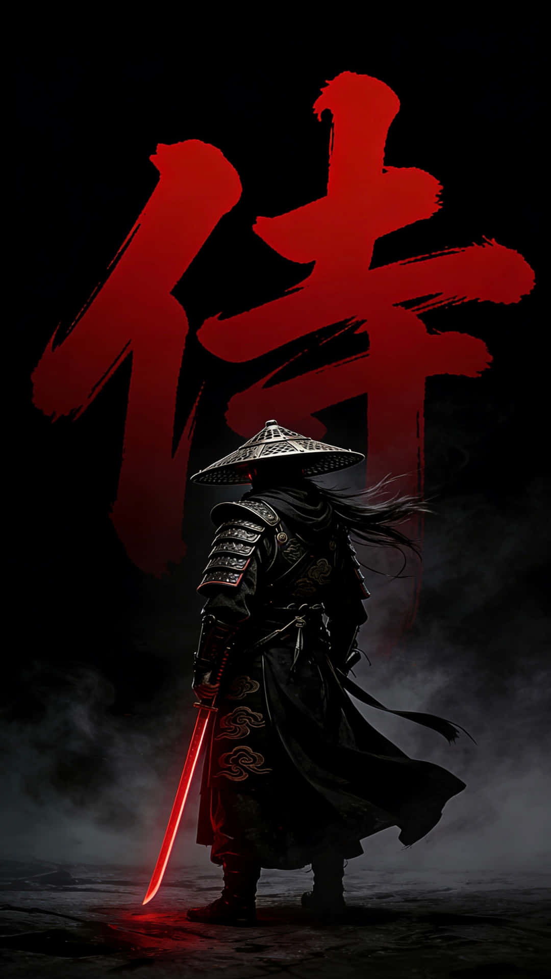 chiến binh samurai đen, hình nền, miễn phí, 4k, tối, hd, nền đỏ, nghệ thuật chiến binh samurai, samurai tối, thẩm mỹ đỏ, chiến binh Nhật Bản, kỳ ảo tối, hình nền 4k, nền hd, tải miễn phí