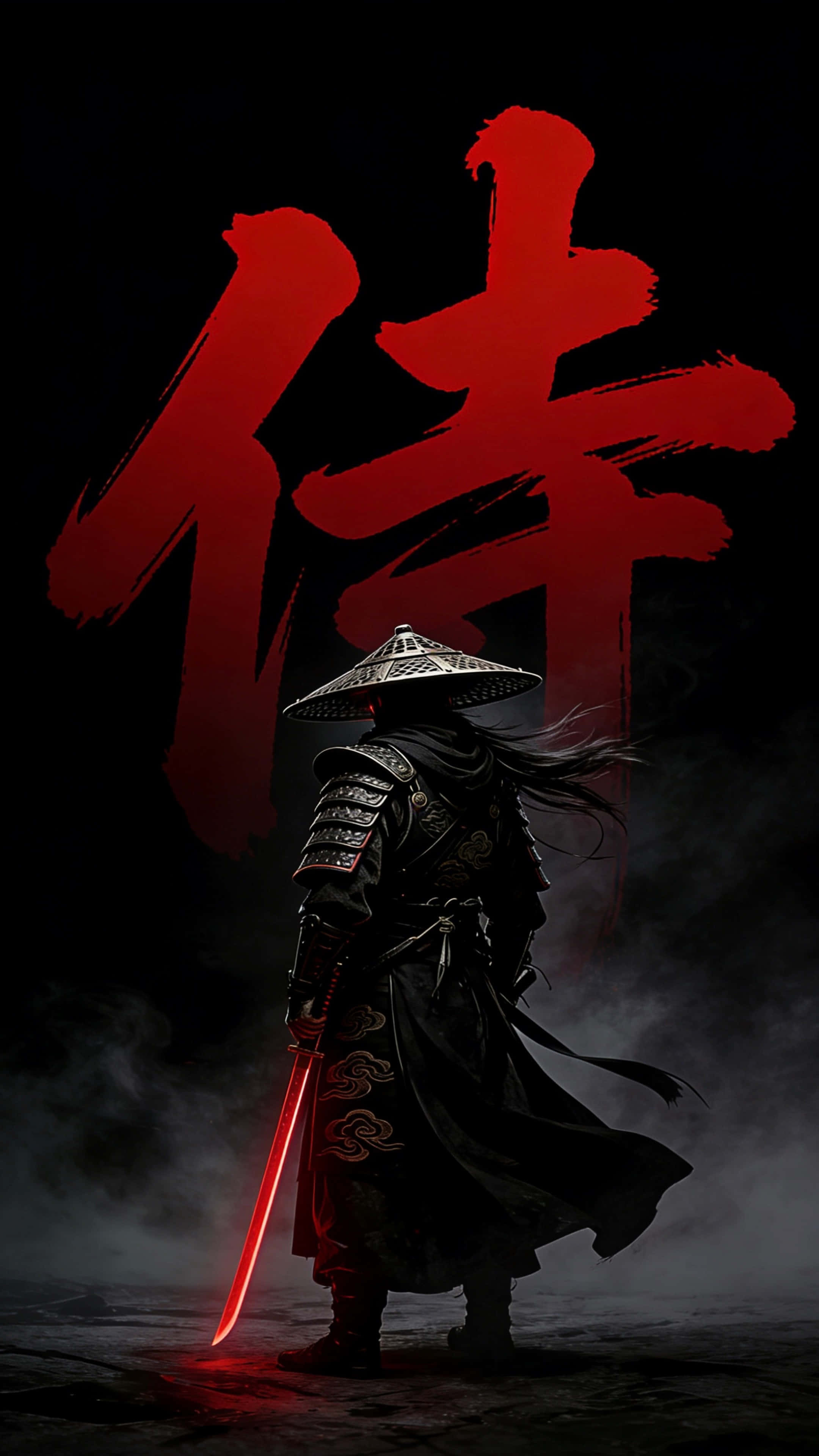 Võ Sĩ Samurai Đen Hình nền