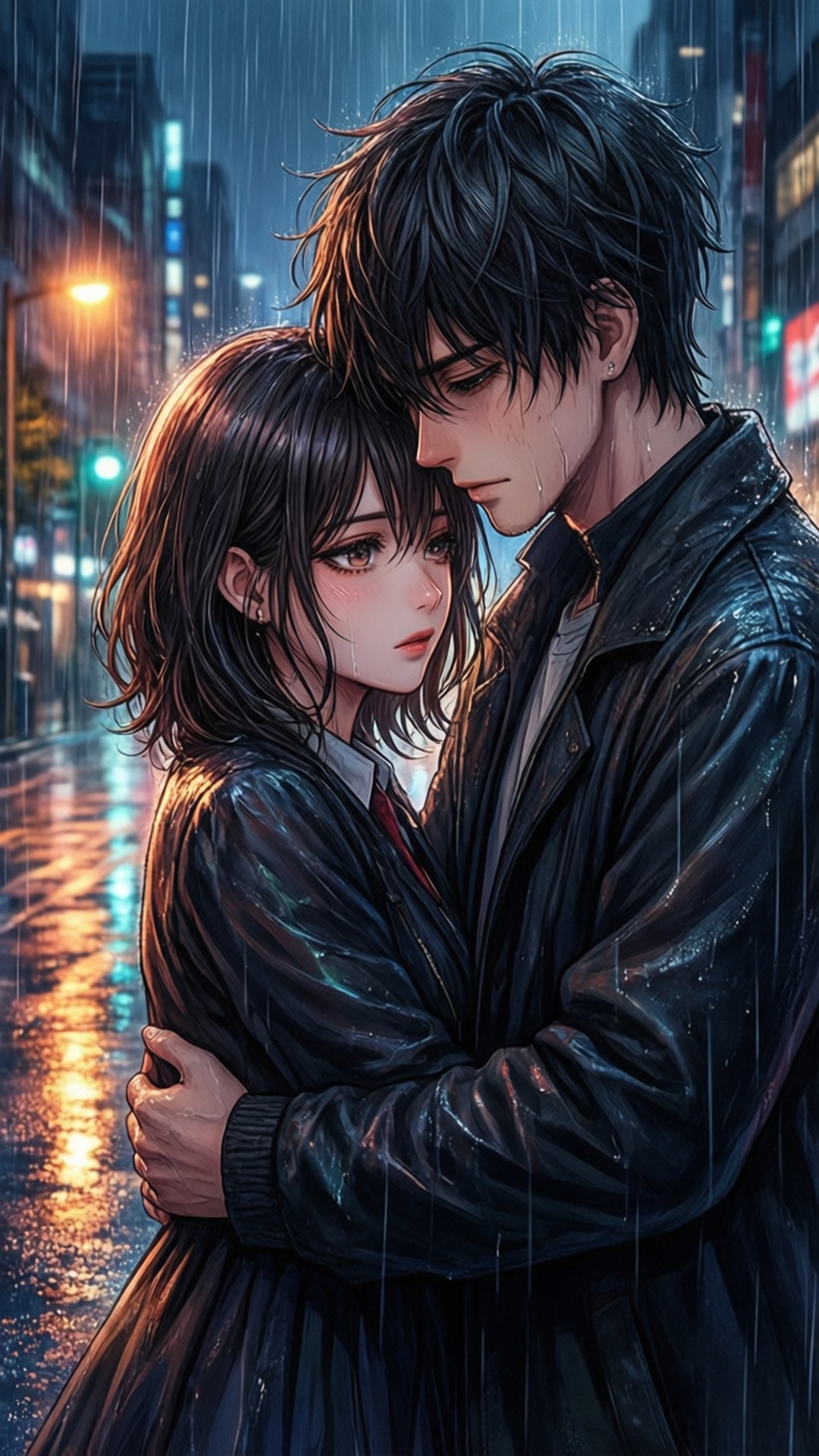 Vòng Tay Trong Mưa Hình nền