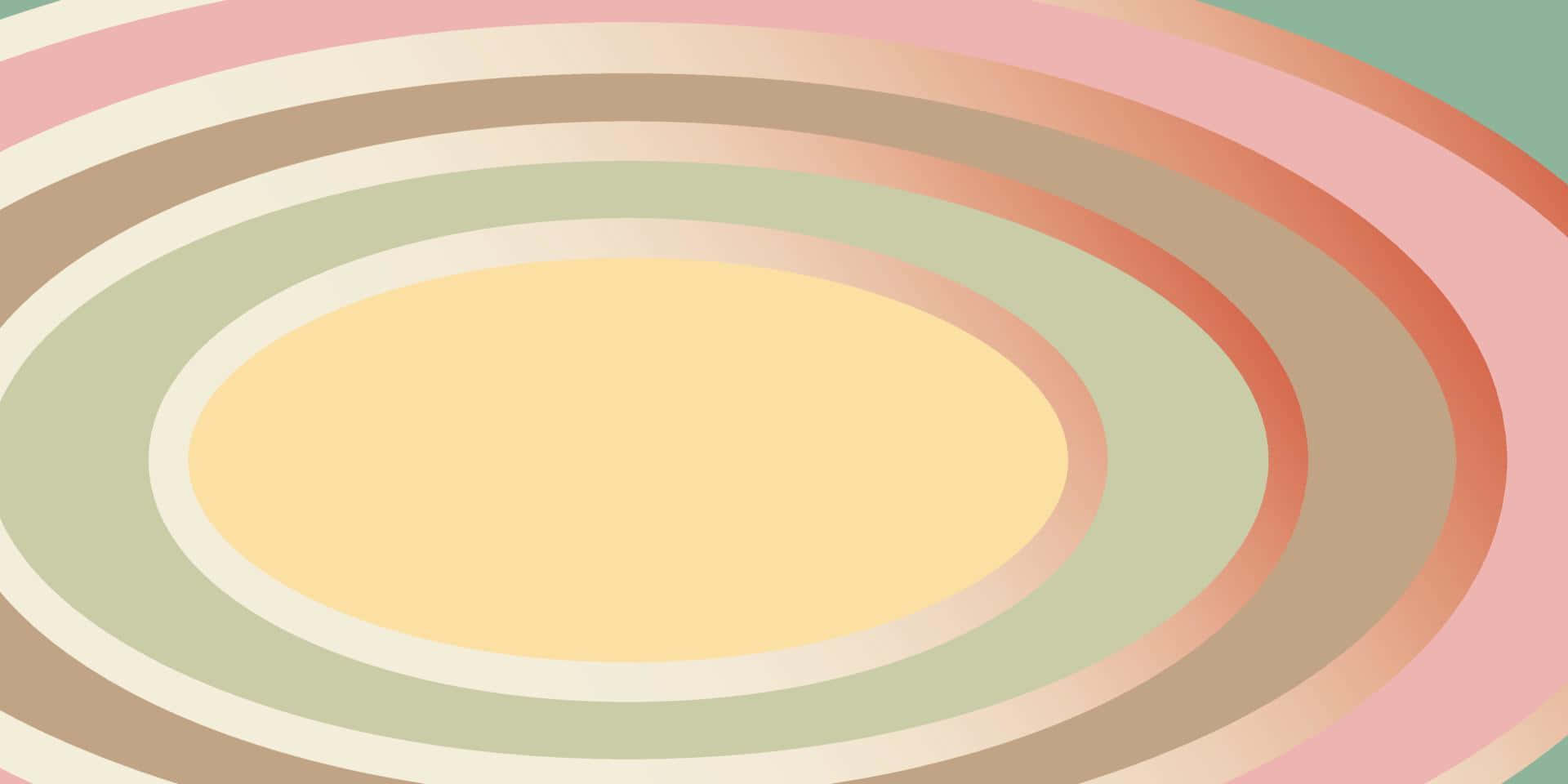Vòng tròn hình bầu dục màu pastel Hình nền