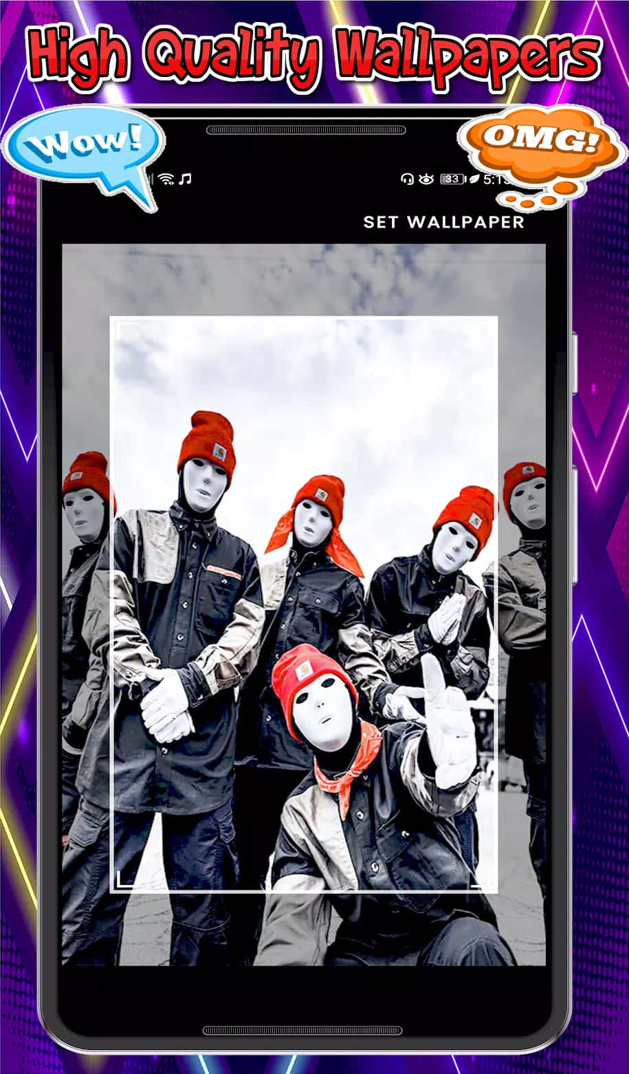 Vũ điệu Hip Hop đỉnh cao của The Jabbawockeez Hình nền