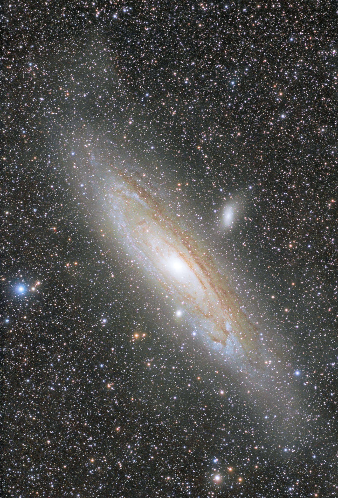Hình nền vũ trụ thiên hà đầy sao Andromeda