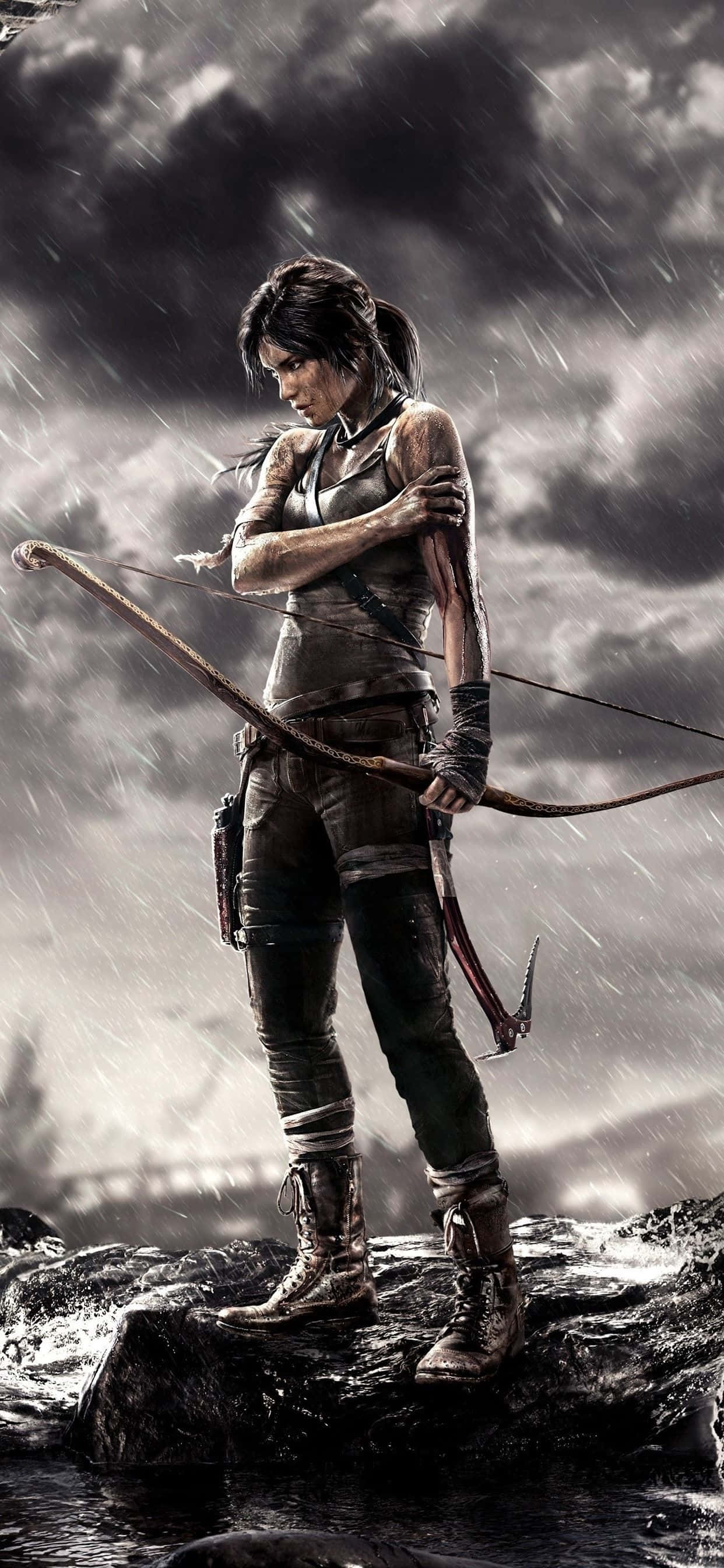 Vươn tới tầm cao mới trong Rise of the Tomb Raider với iPhone Xs Max Hình nền
